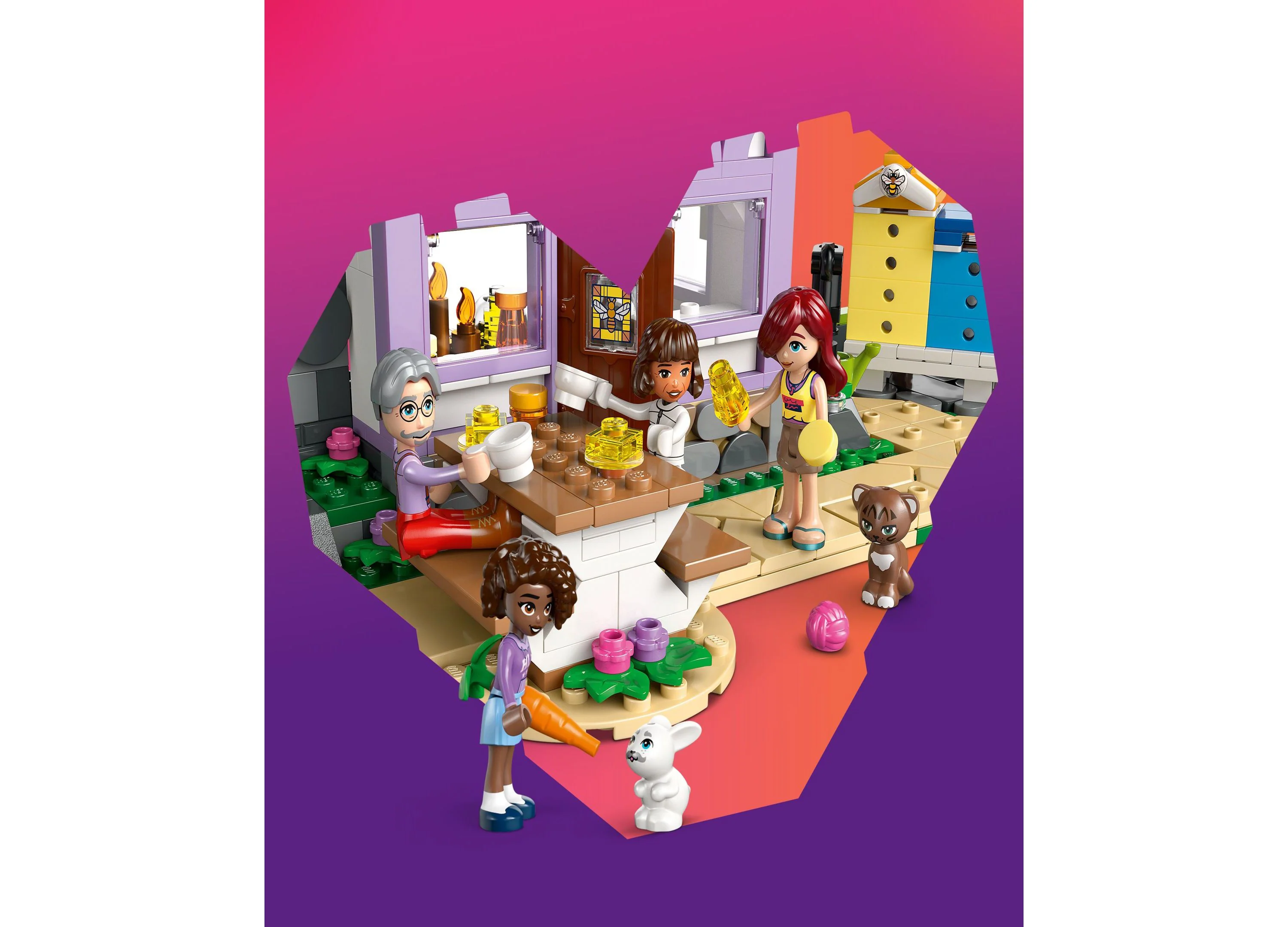 LEGO Friends Beekeeper's House & Flower Garden Kit 42669, 1161 Pieces - Image 5