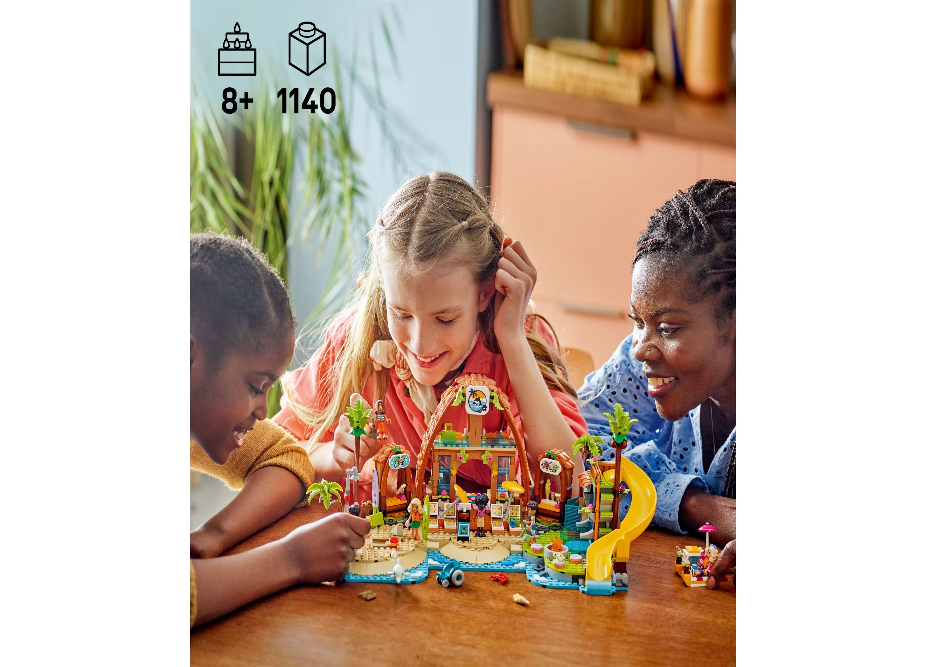 LEGO Friends Family Vacation Beach Resort 42673 Building Set - 1140 Pieces - Image 3