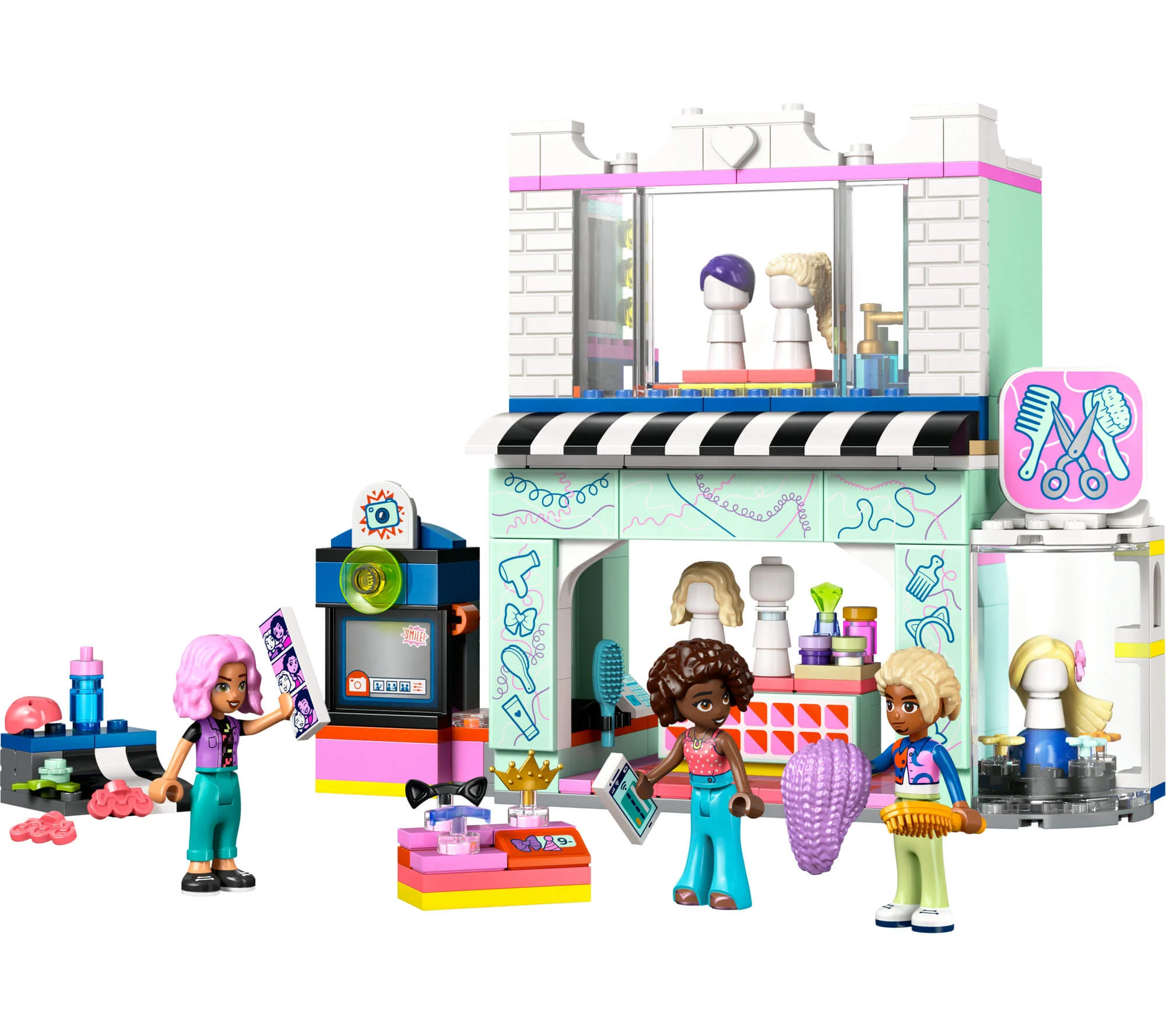 LEGO Friends 347-Piece Hair Salon Creative Building Set for Kids - Image 3