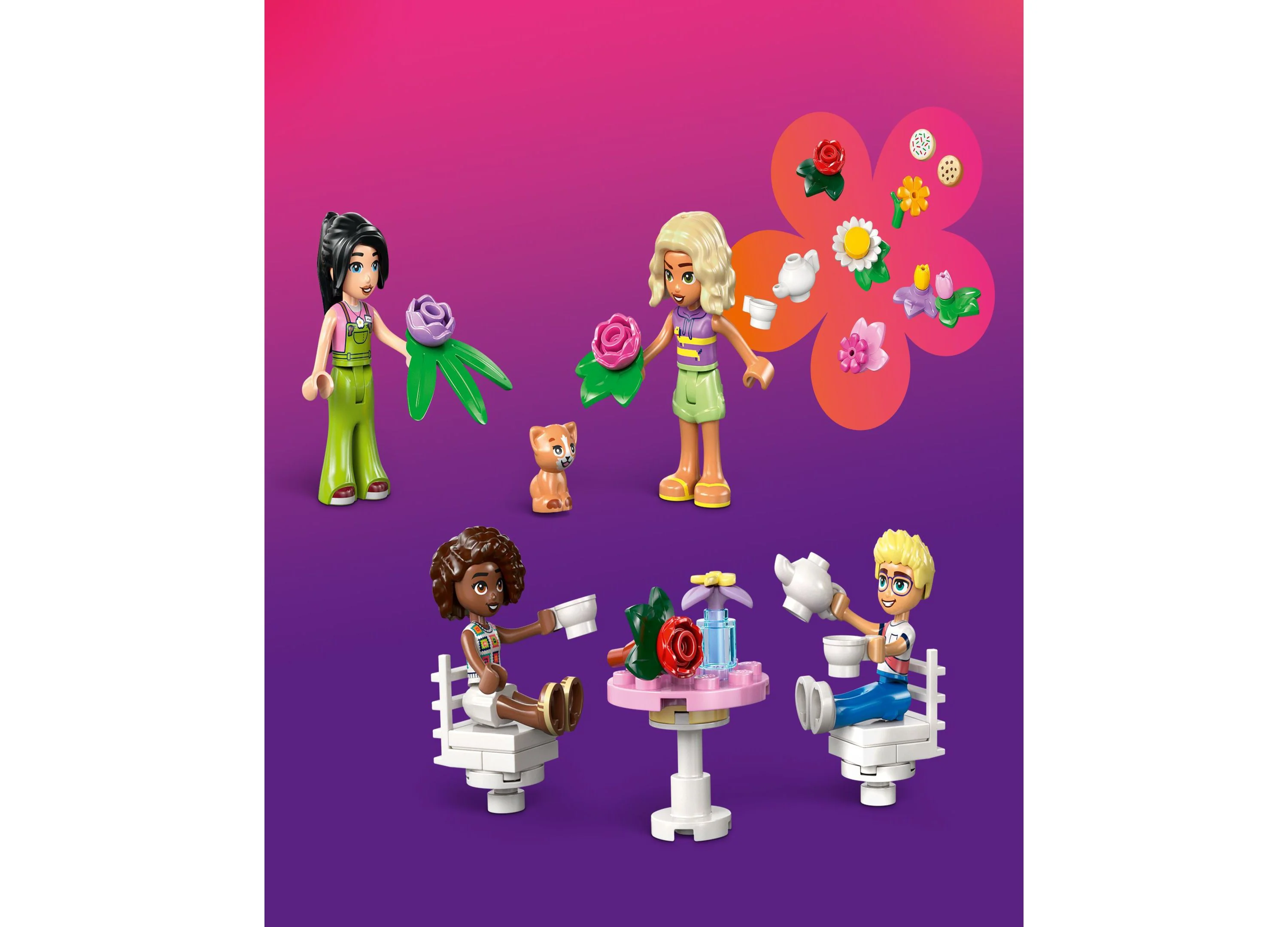 LEGO Friends Plant Café Flower Shop 42671 Building Set - 1138 Pieces - Image 2