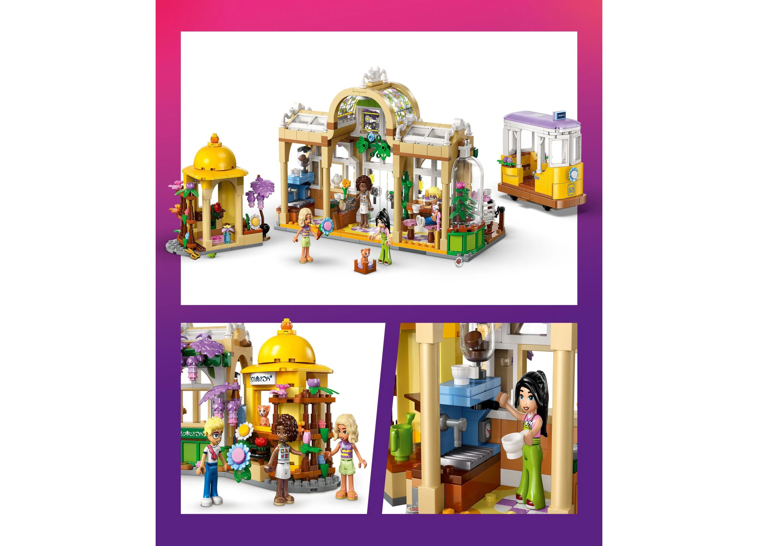 LEGO Friends Plant Café Flower Shop 42671 Building Set - 1138 Pieces - Image 3