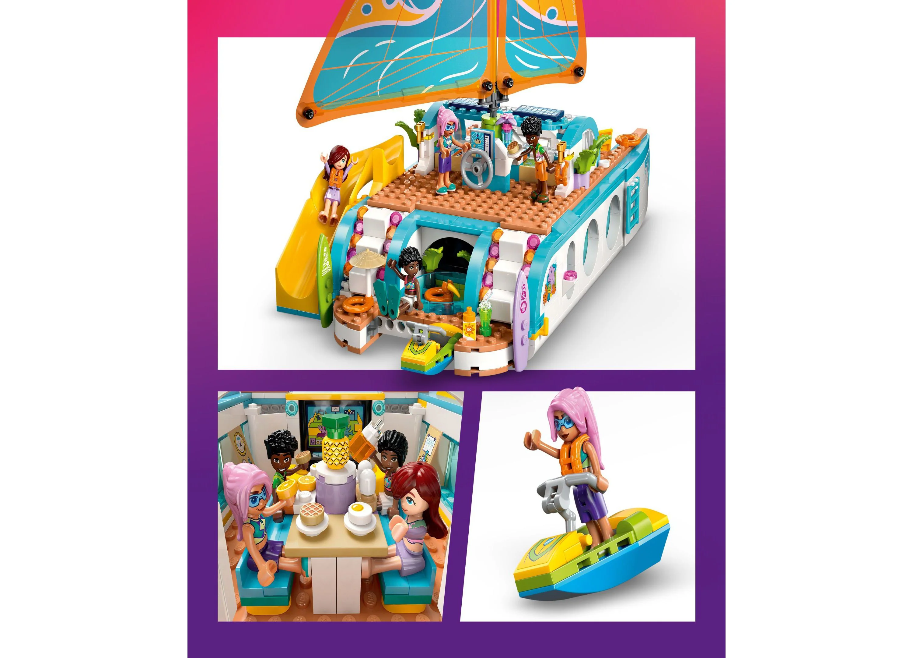 LEGO Friends Travel Boat Adventure 42664 Creative Building Set, 685 Pieces - Image 6