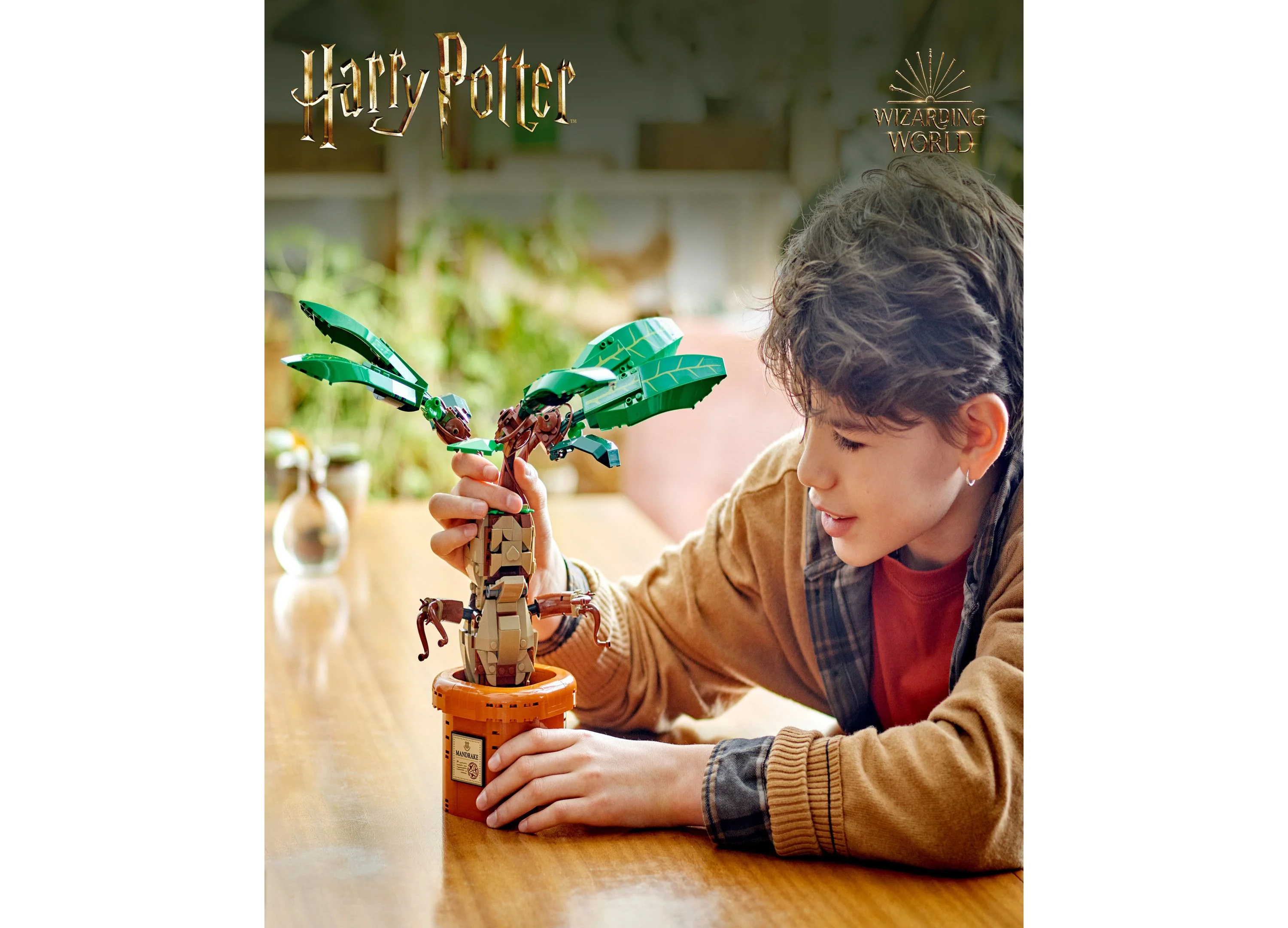 LEGO® Harry Potter Mandrake Magical Plant Toy Building Set 76433, 579 Pieces - Image 3