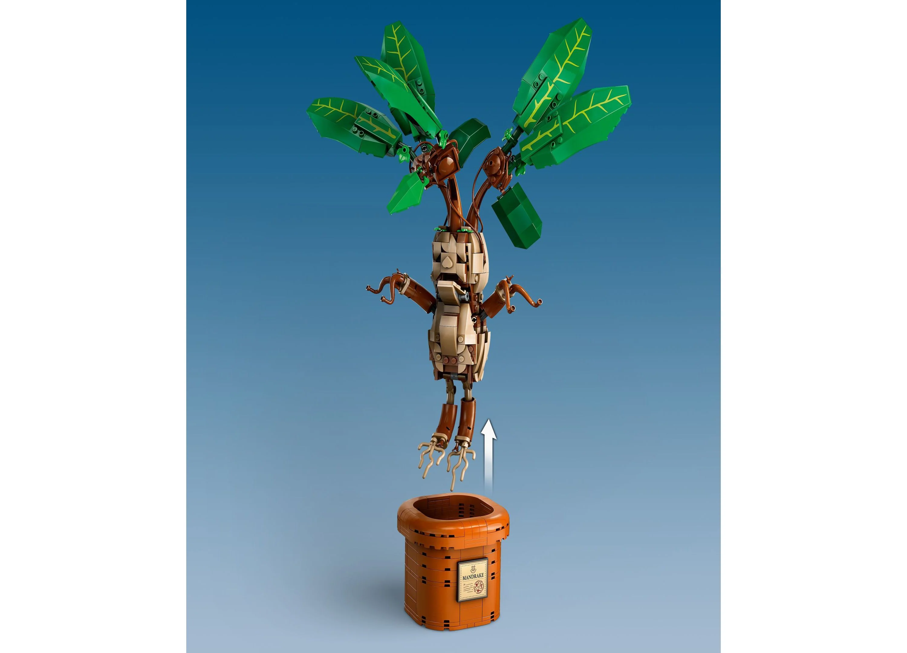 LEGO® Harry Potter Mandrake Magical Plant Toy Building Set 76433, 579 Pieces - Image 4