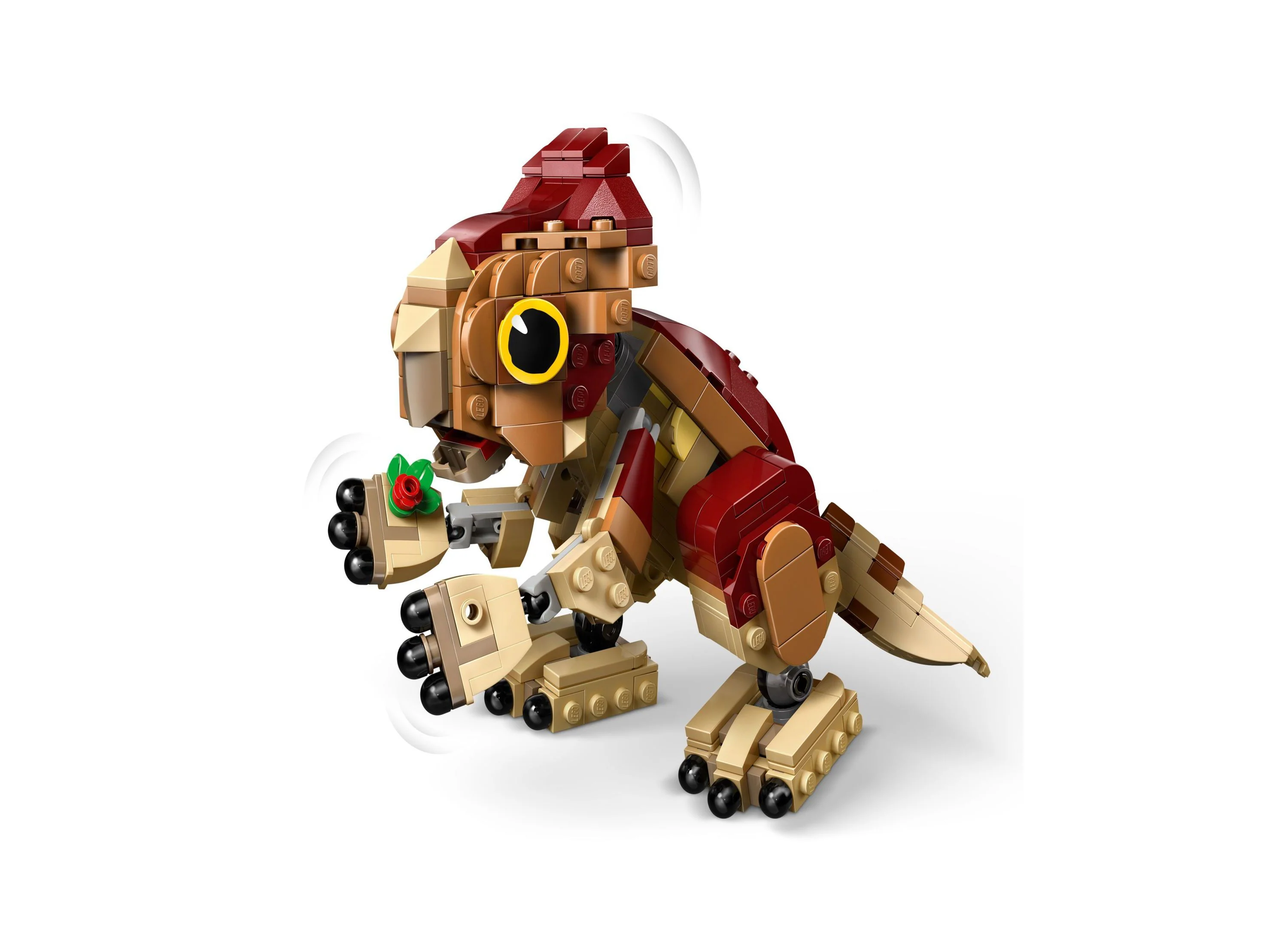 LEGO Jurassic World Baby Dinosaur Dolores 76970 - Poseable Aquilops Model, 339 Pieces - Image 4