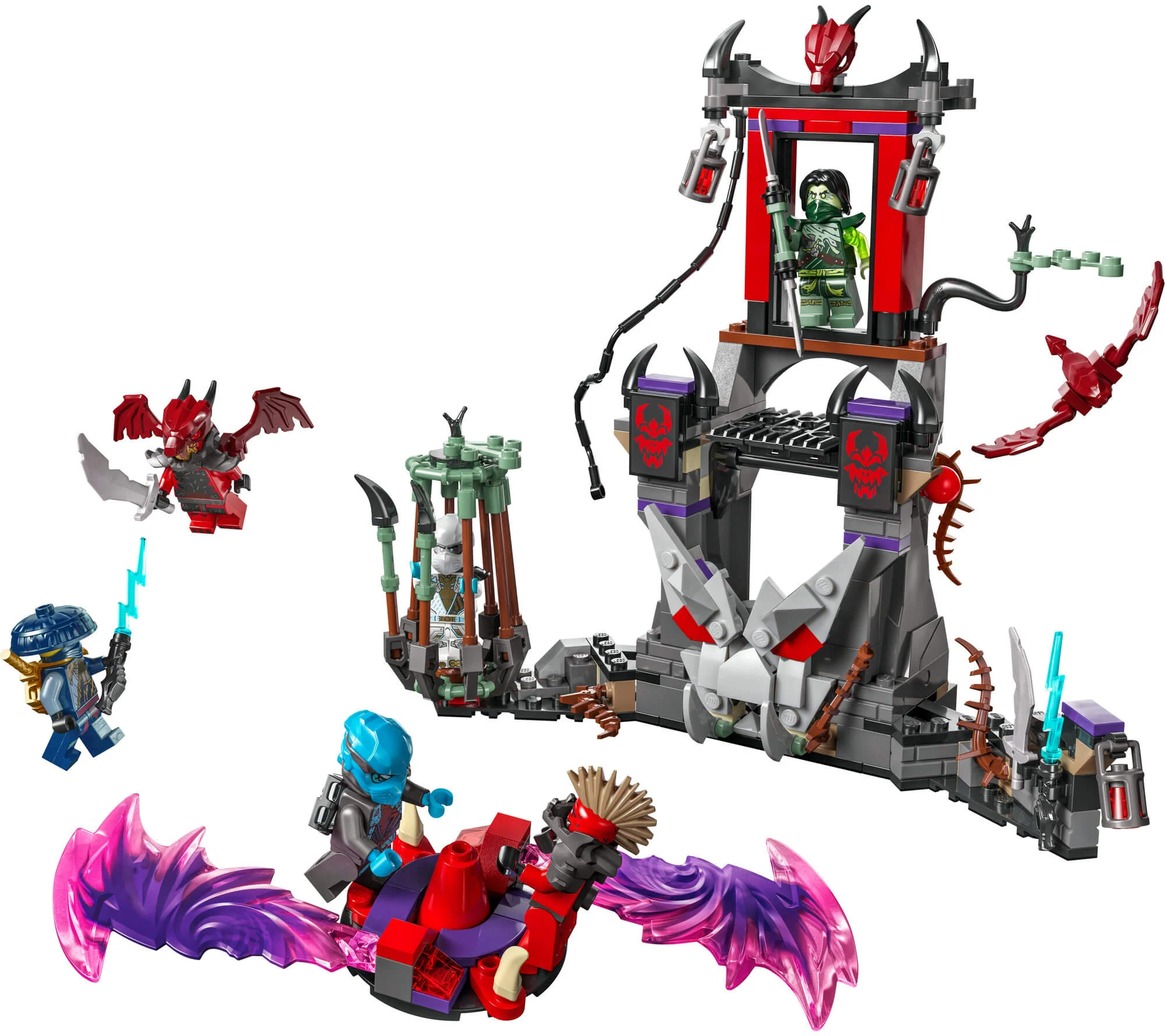 LEGO NINJAGO Dragonian Storm Village 305-Piece Battle Arena Playset 71841 - Image 3