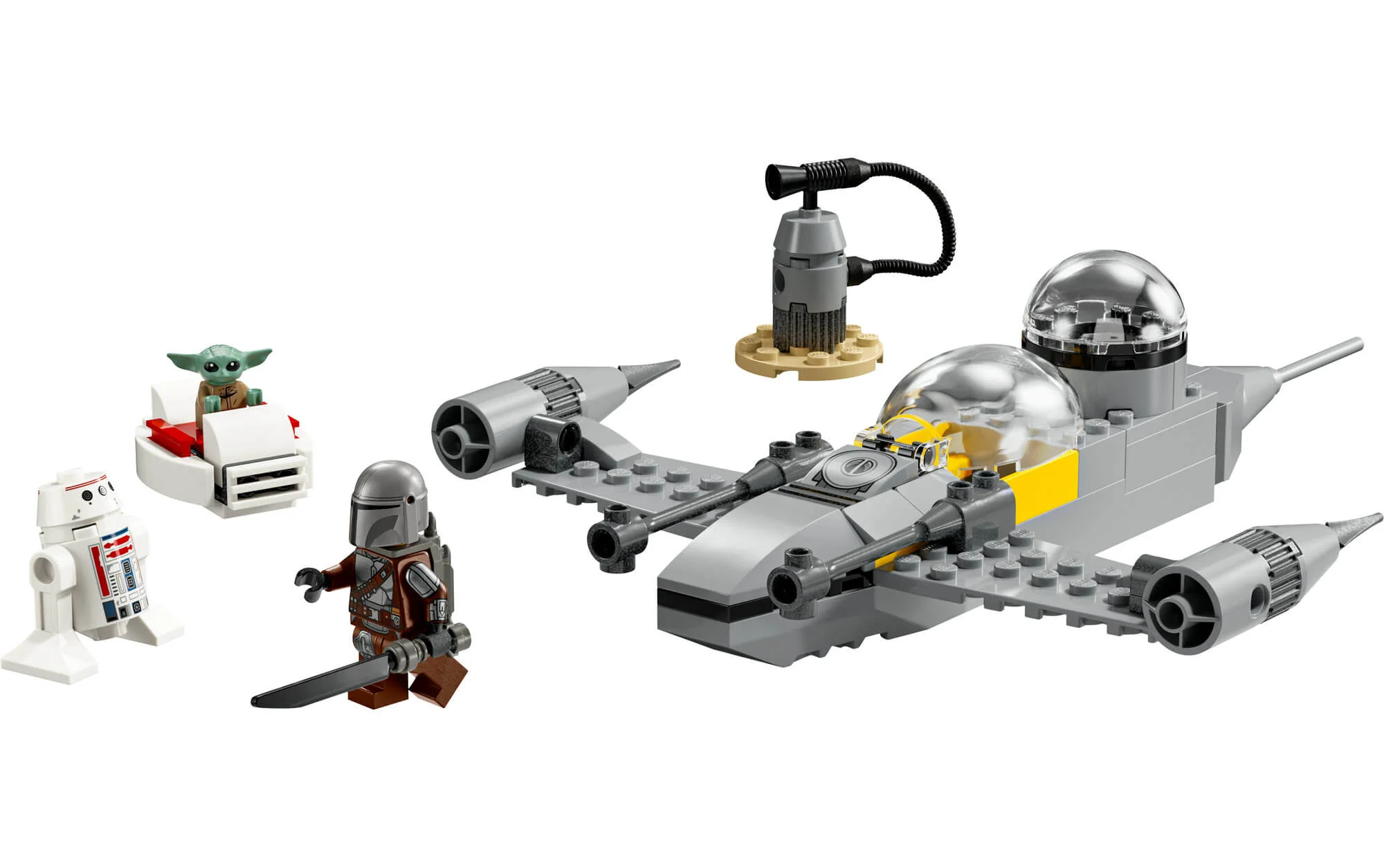 LEGO Star Wars Mando and Grogu's N-1 Starfighter Building Set 75410 - 92 Pieces - Image 3