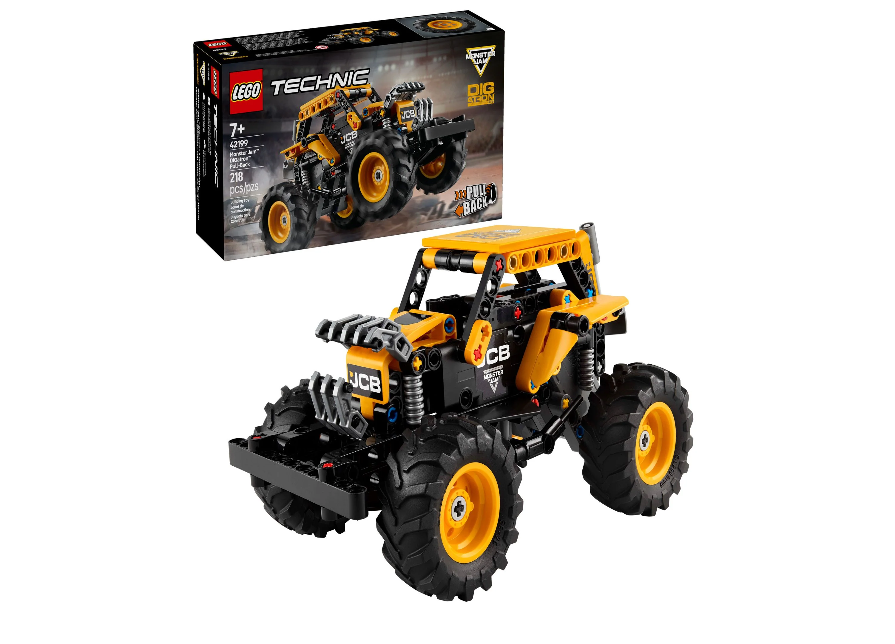 LEGO Technic Monster Jam DIGatron Monster Truck Building Set 42199 - 218 Pieces