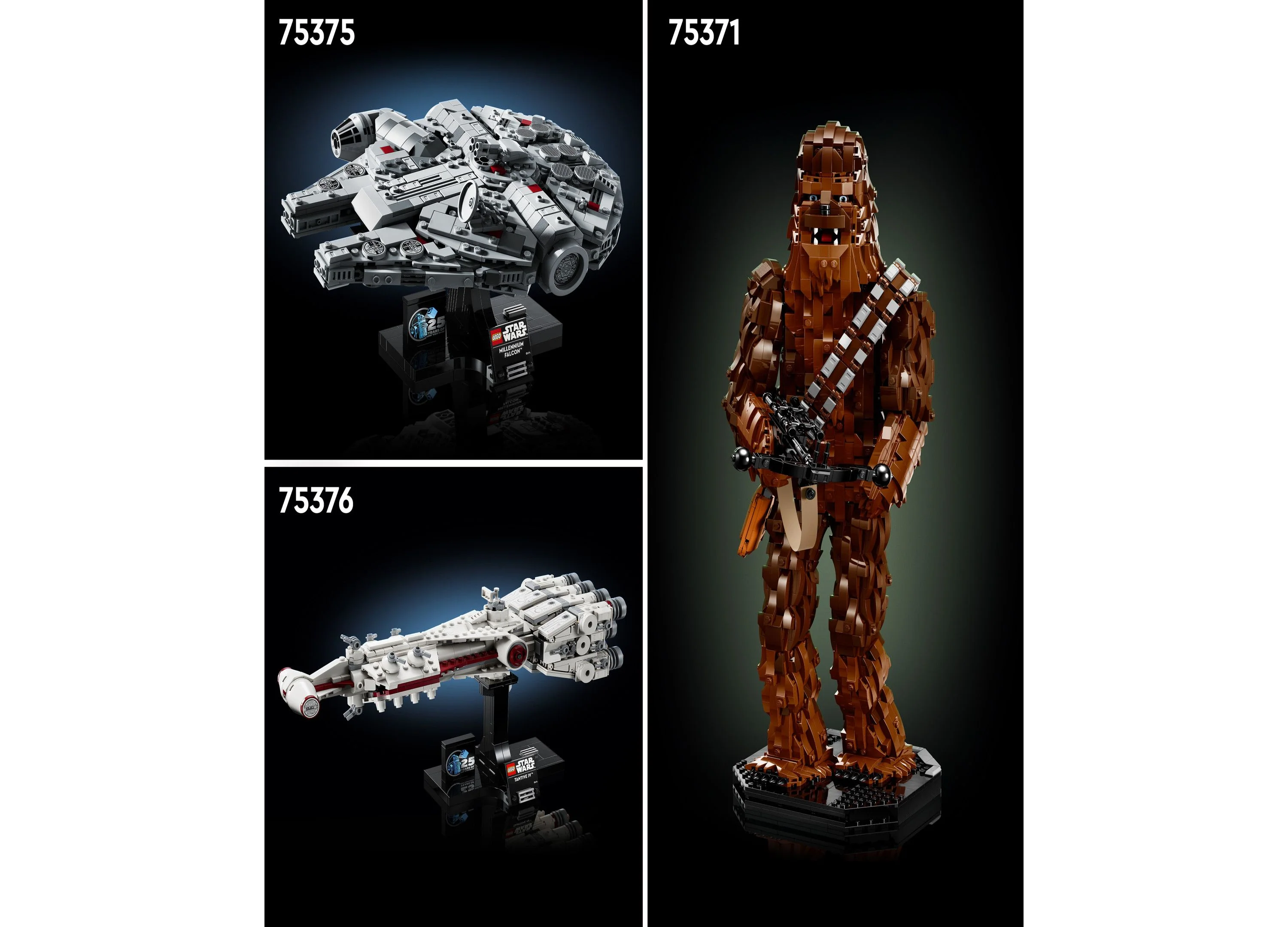LEGO Star Wars Millennium Falcon 25th Anniversary Display Model Building Set, 921 Pieces - Image 5