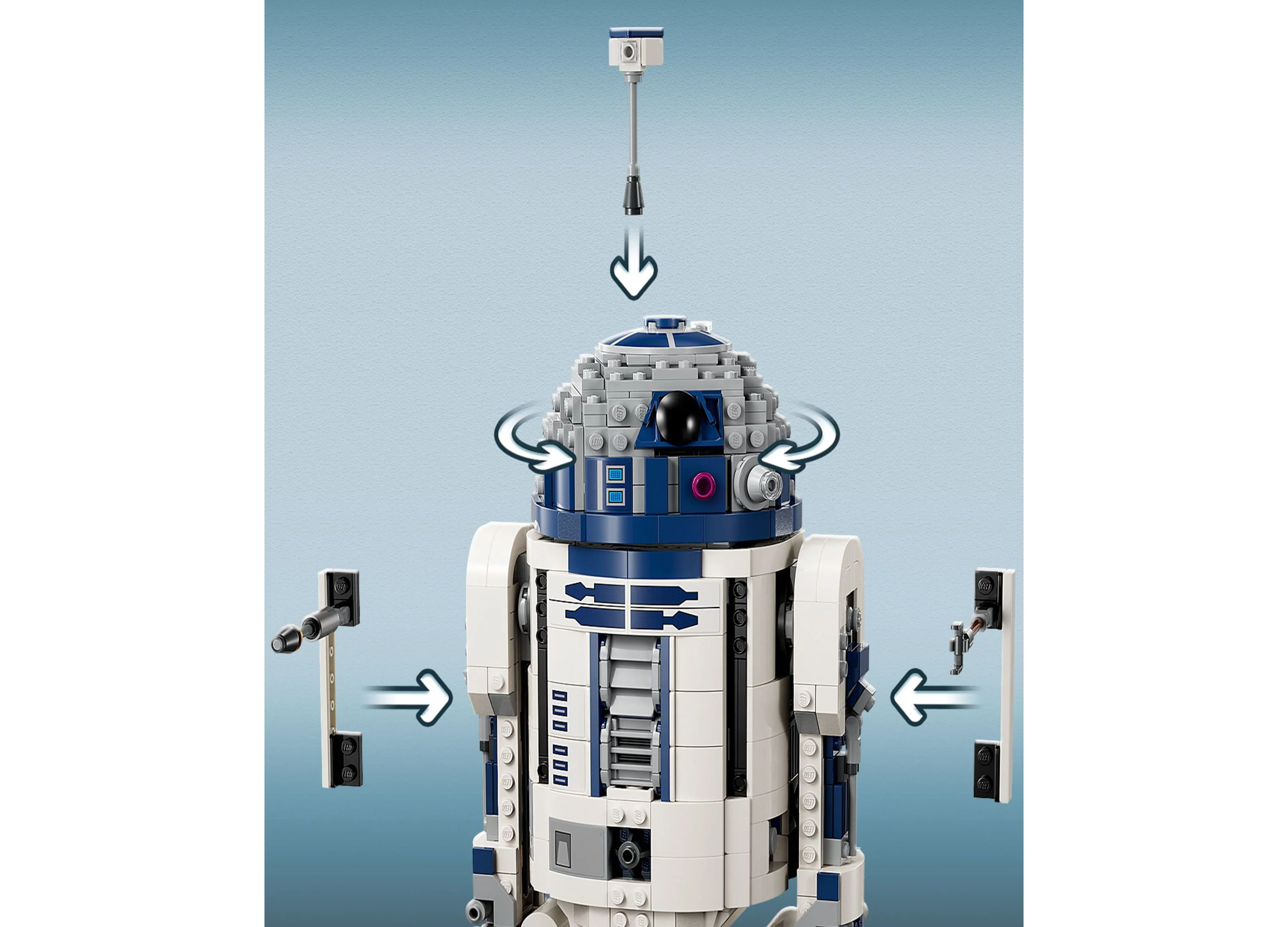 LEGO Star Wars R2-D2 Buildable Figure - 1,050 Pieces - Image 2