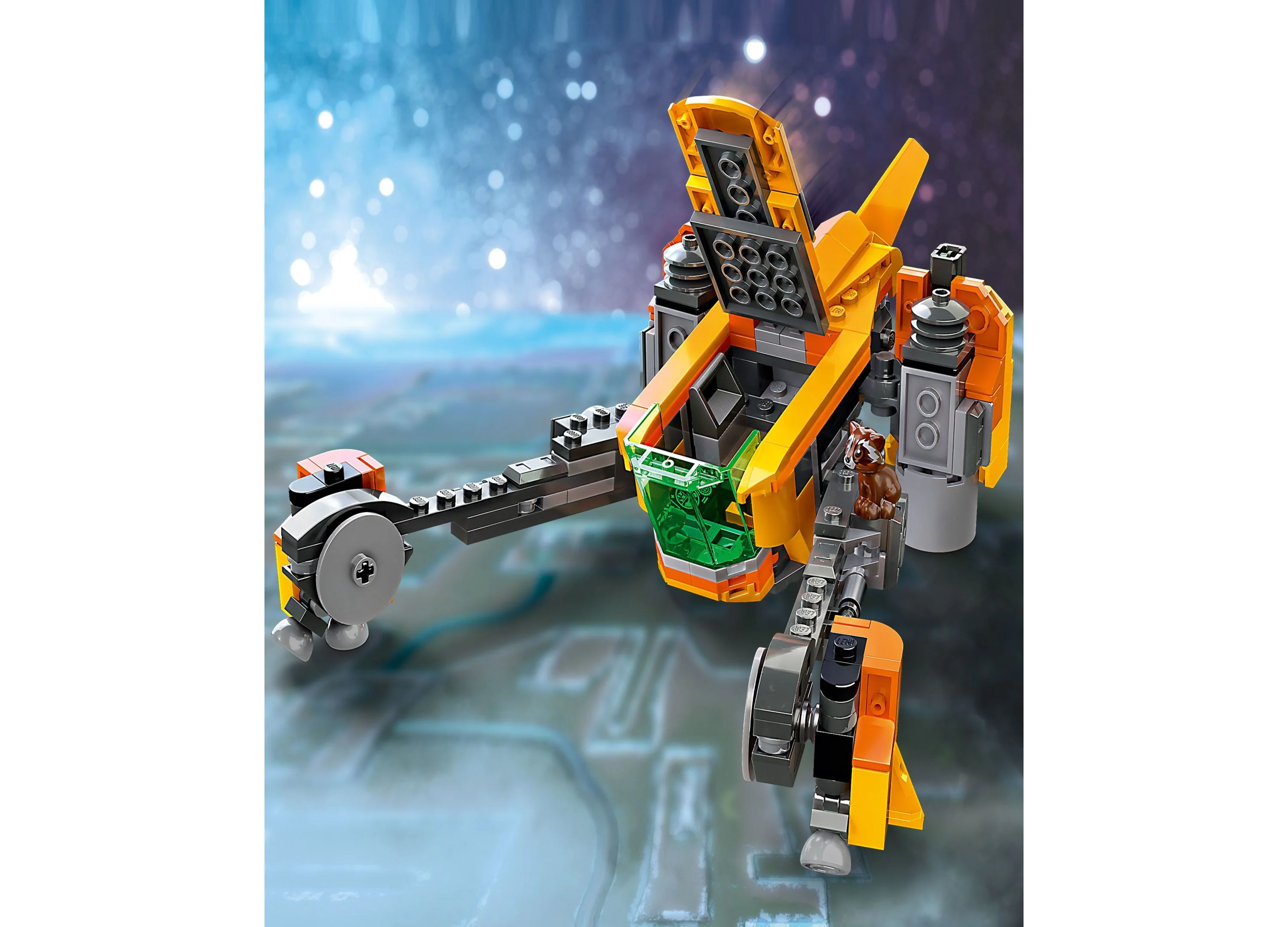 LEGO Marvel Guardians of the Galaxy 76254 Baby Rocket's Ship Building Set - Image 2