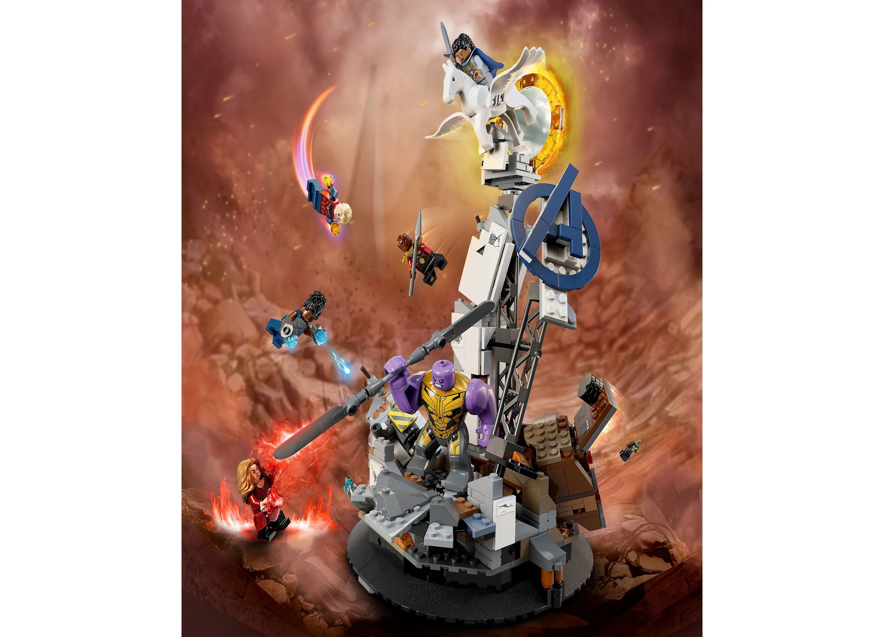LEGO Super Heroes Marvel 76266 Endgame Final Battle 794-Piece Set - Image 2