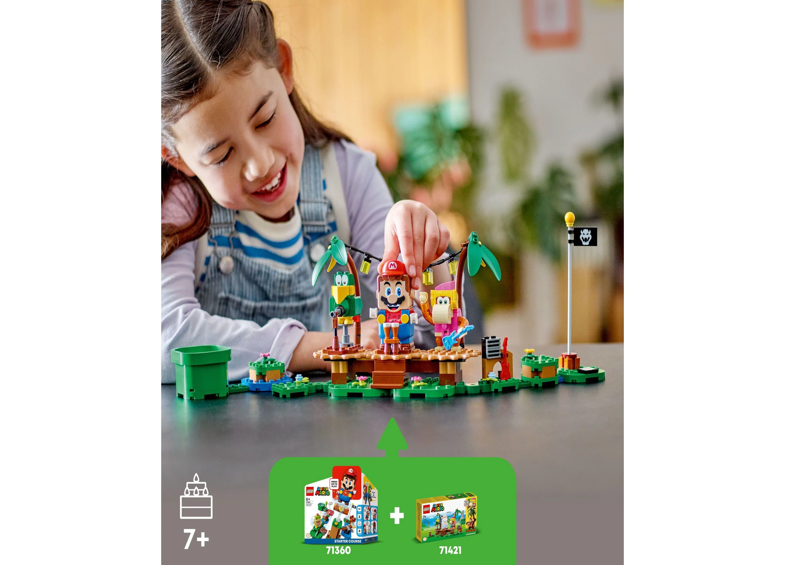 LEGO® Super Mario 71421nDixie Kong's Jungle Jam Expansion Toy Building Set with Dixie Kong & Squawks Minifigures - Image 4