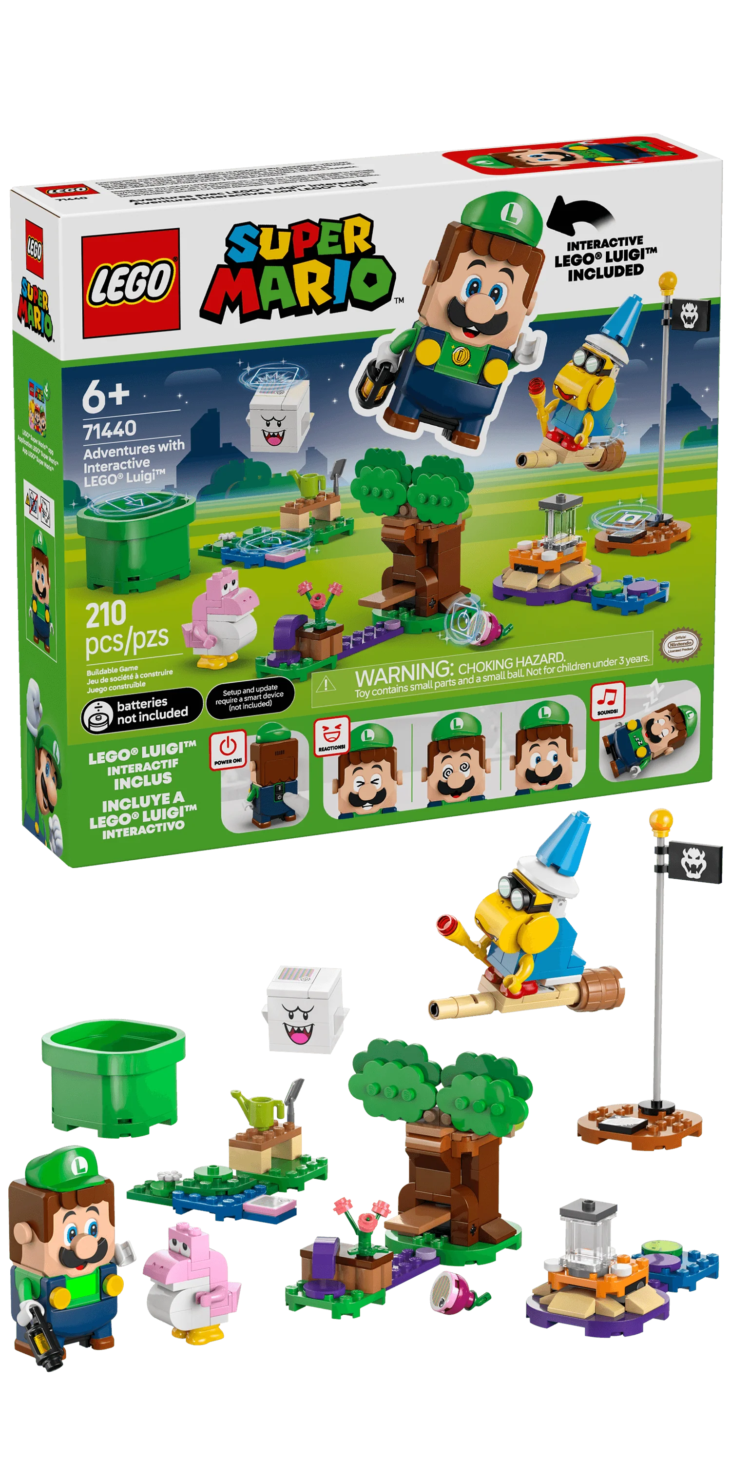 LEGO Super Mario Adventures with Interactive LEGO Luigi Set 71440