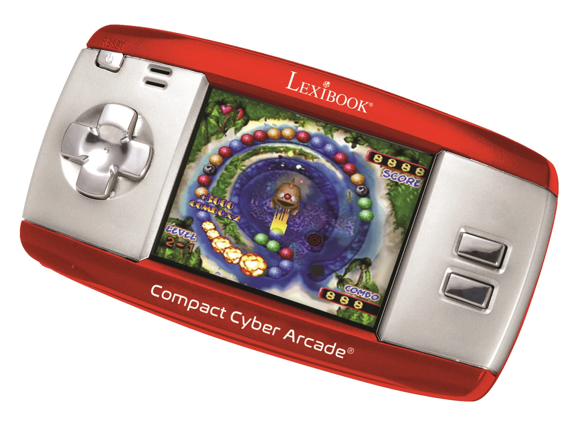 Lexibook Compact Cyber Arcade with 250 Games, Multi-Color Edition