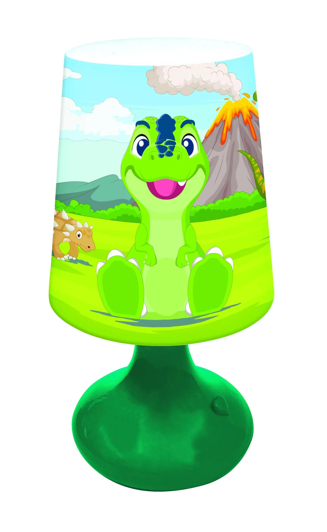 LEXIBOOK Dinosaur-Themed LED Wireless Mini Bedside Lamp - Multicolor - Image 2