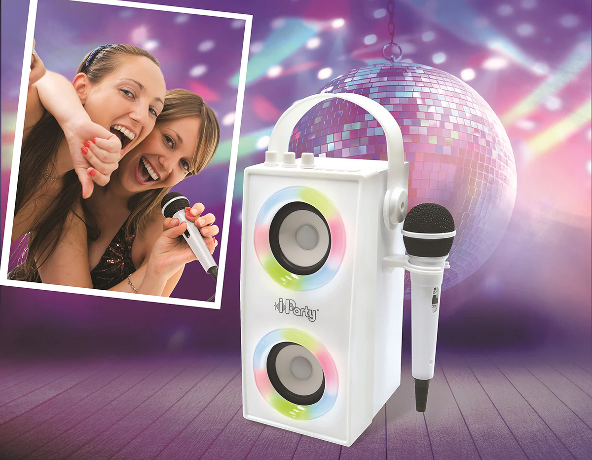 LEXIBOOK iParty® Trendy Portable Bluetooth® Speaker with mic and amazing lights effects - Image 5