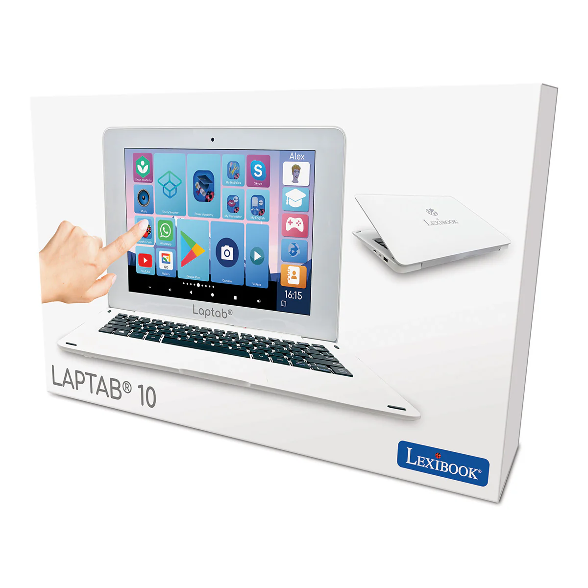 LEXIBOOK LAPTAB® 10 : Android-powered laptop with 10" touch screen for the whole family including educational and fun content and parental control. - Image 3