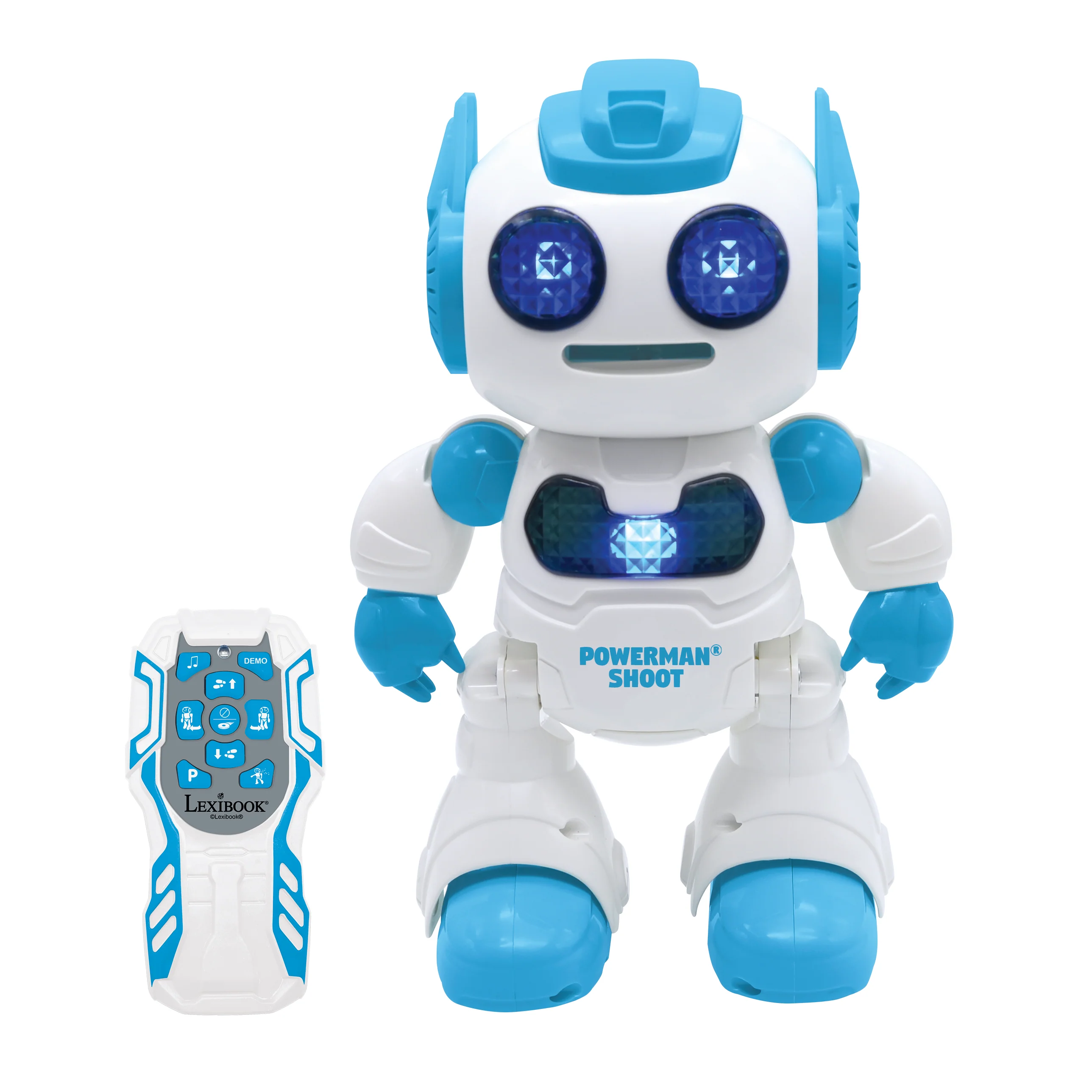 LEXIBOOK Powerman® Shoot STEM robot, dance, music, demo incl remote control & foam discs - Image 2