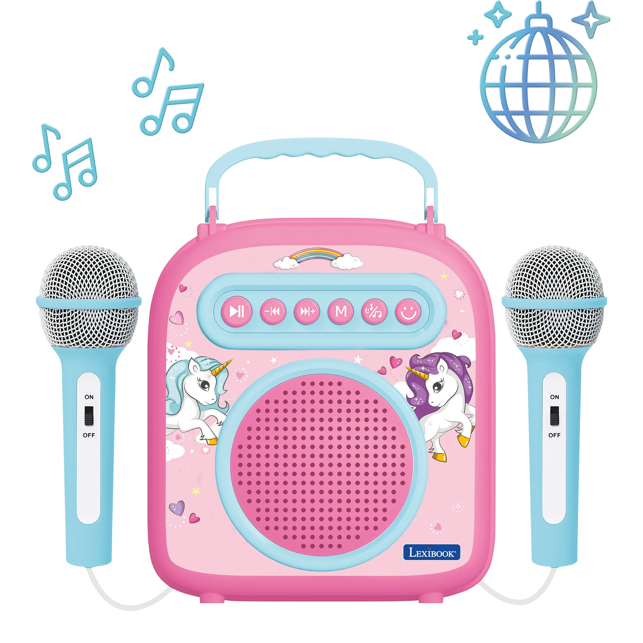 LEXIBOOK Unicorn Bluetooth speaker with microphones - Image 2