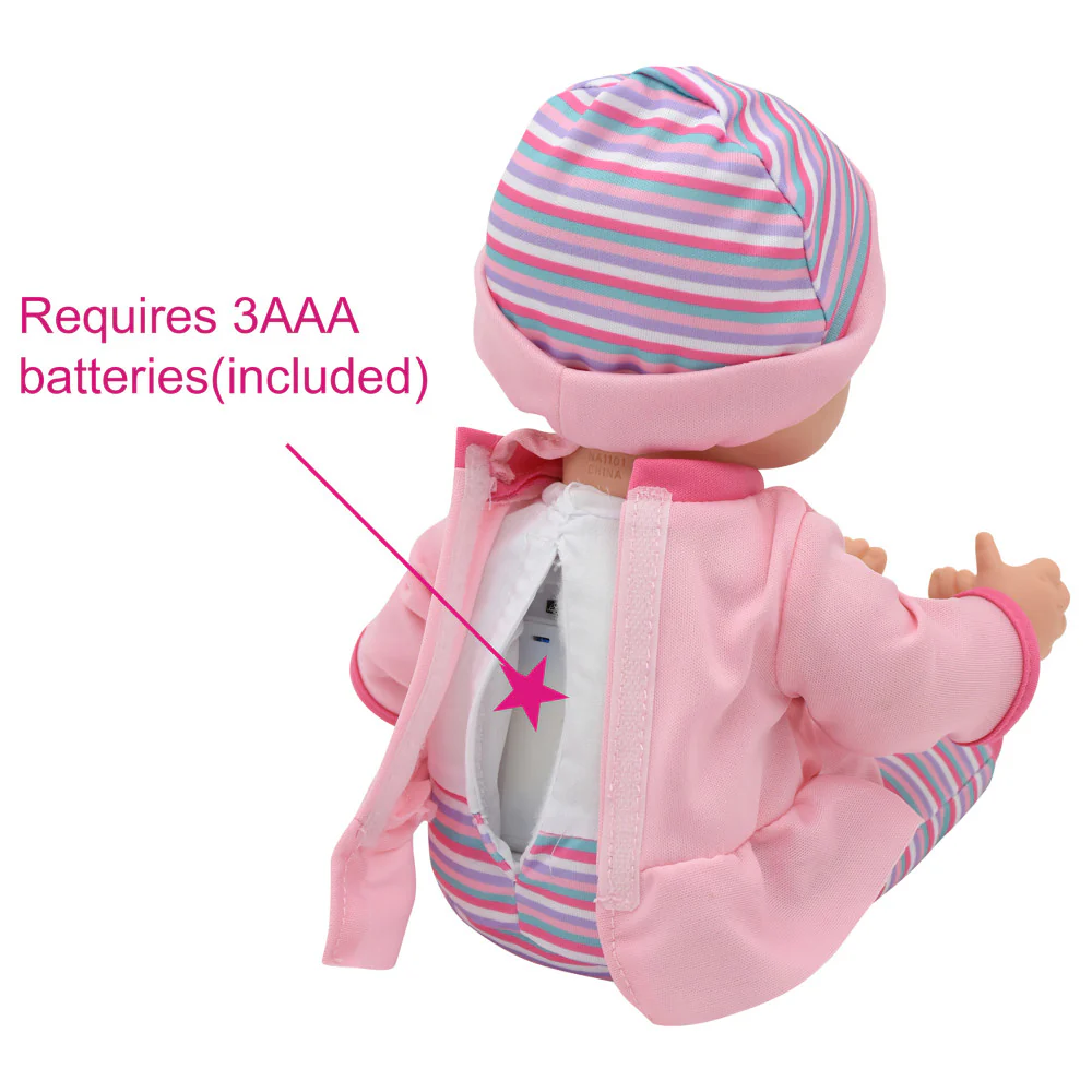Little Darlings 12-inch - Fun With Keys Baby Doll - Seahorse Ensemble - Image 2