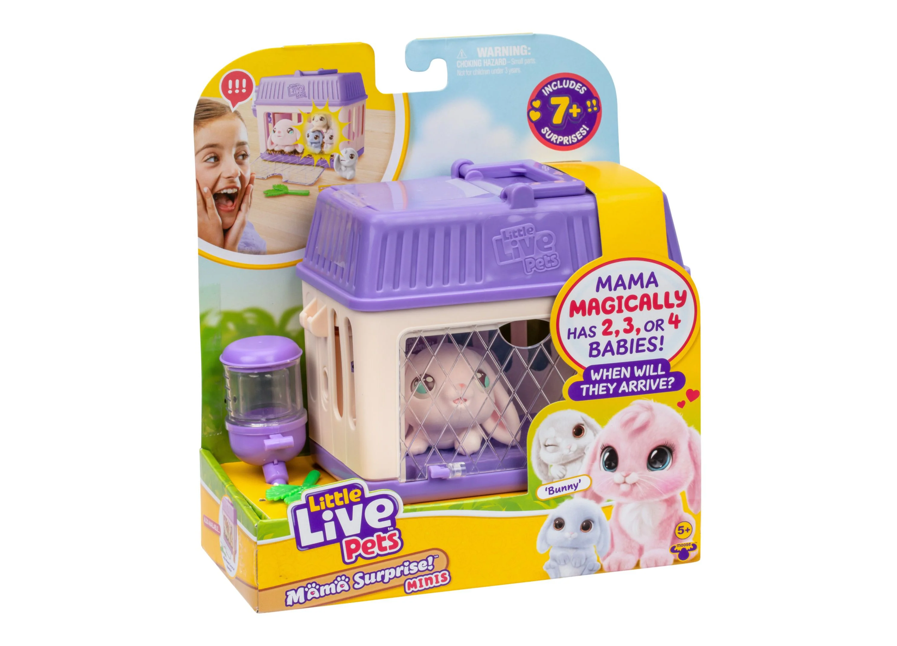 Little Live Pets Mama Surprise Mini Playset Bunny - Interactive Hutch - Image 6