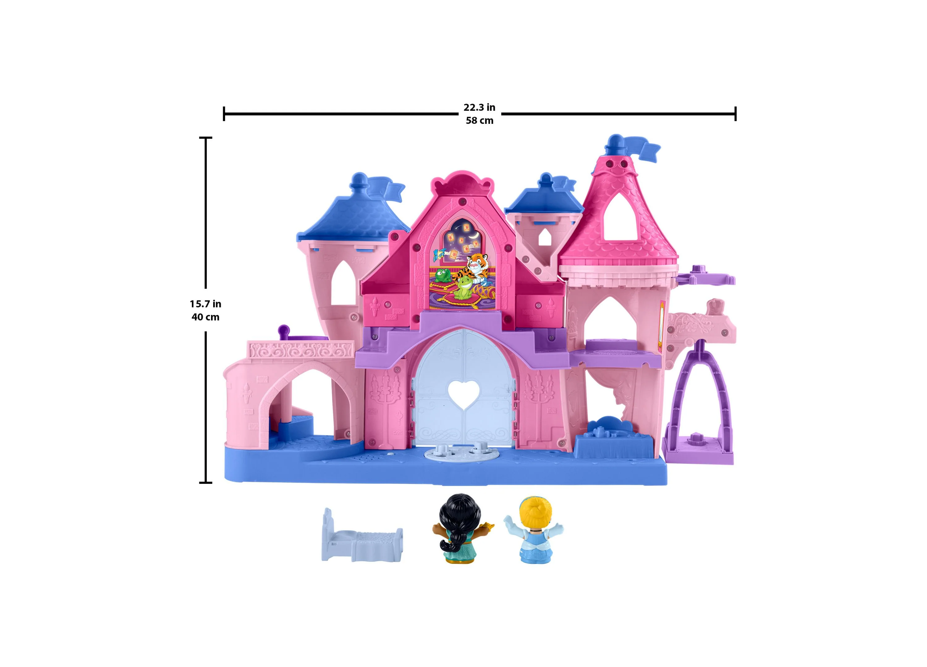 Little People Disney Princess Magical Lights Dancing Castle Playset - Image 2