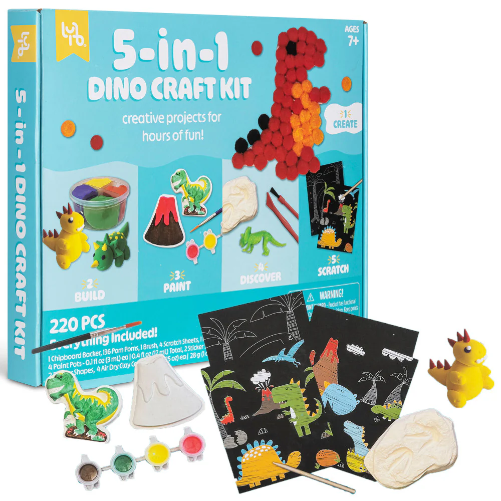 Little Yellow Bicycle Dino Explorer DIY Dinosaur Craft Kit - Image 3