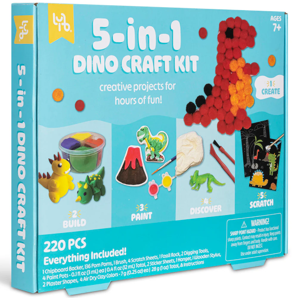 Little Yellow Bicycle Dino Explorer DIY Dinosaur Craft Kit - Image 5