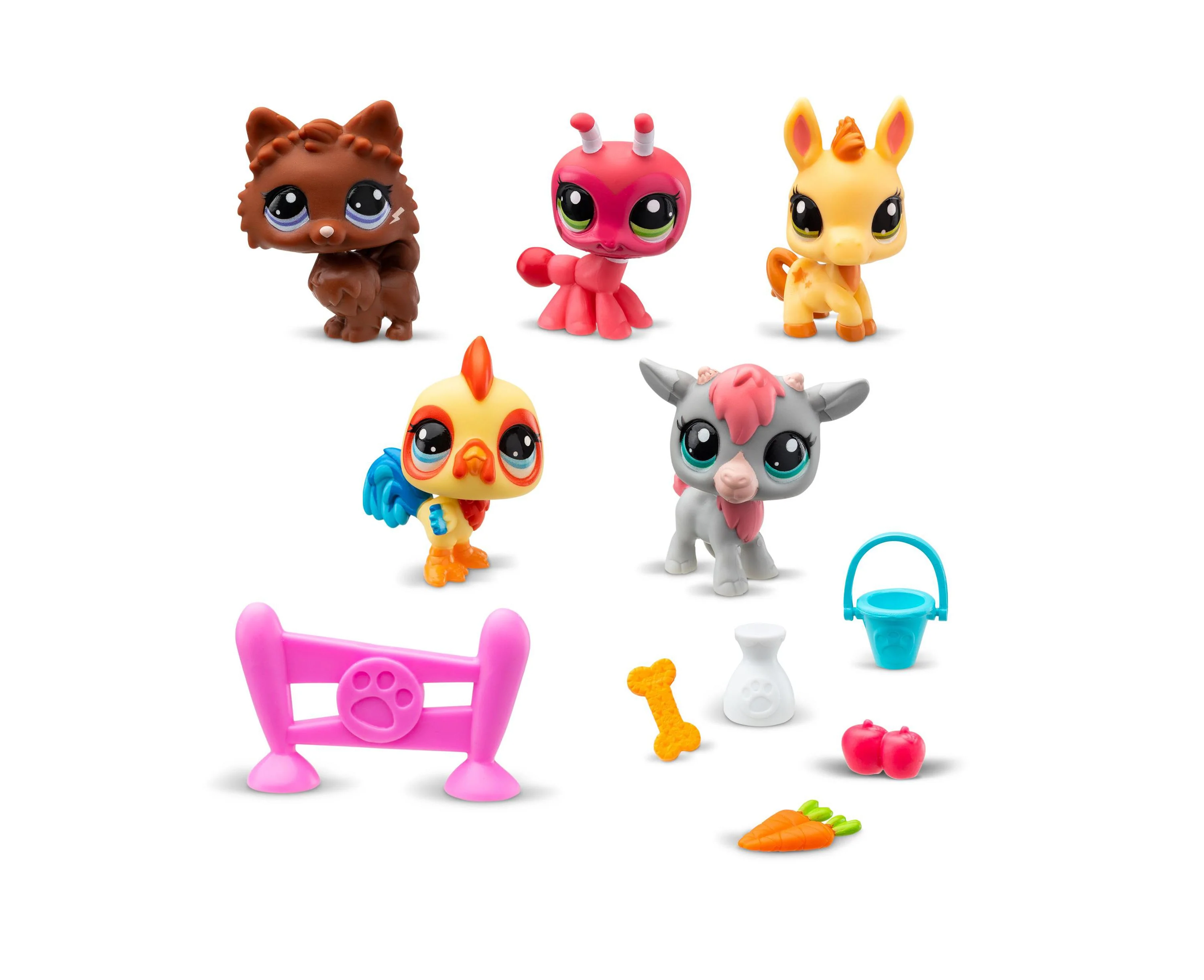 Littlest Pet Shop Farm Besties Collector Set - Gen 7 Bobble Head Pets - Image 5