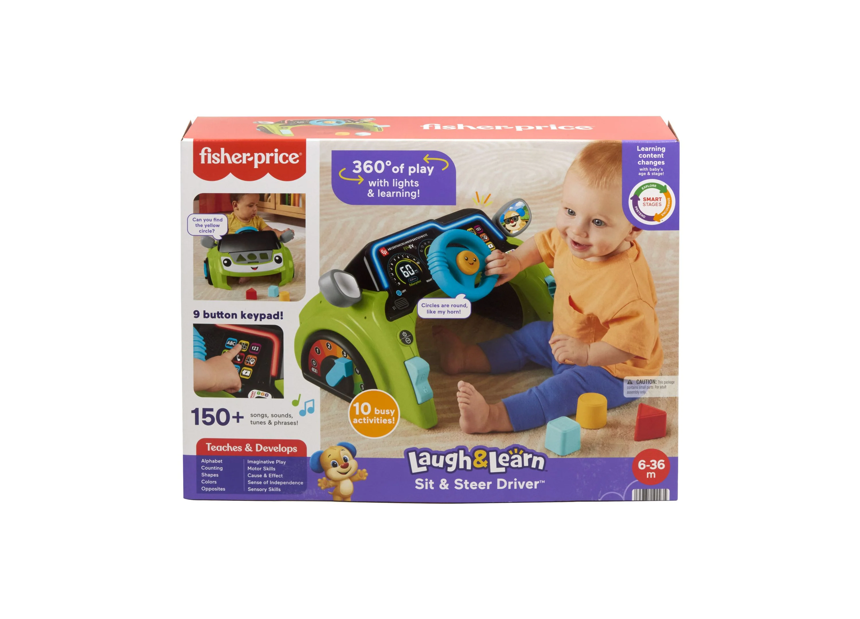 Fisher-Price Laugh & Learn Sit Steer Driver Activity Center - Image 3