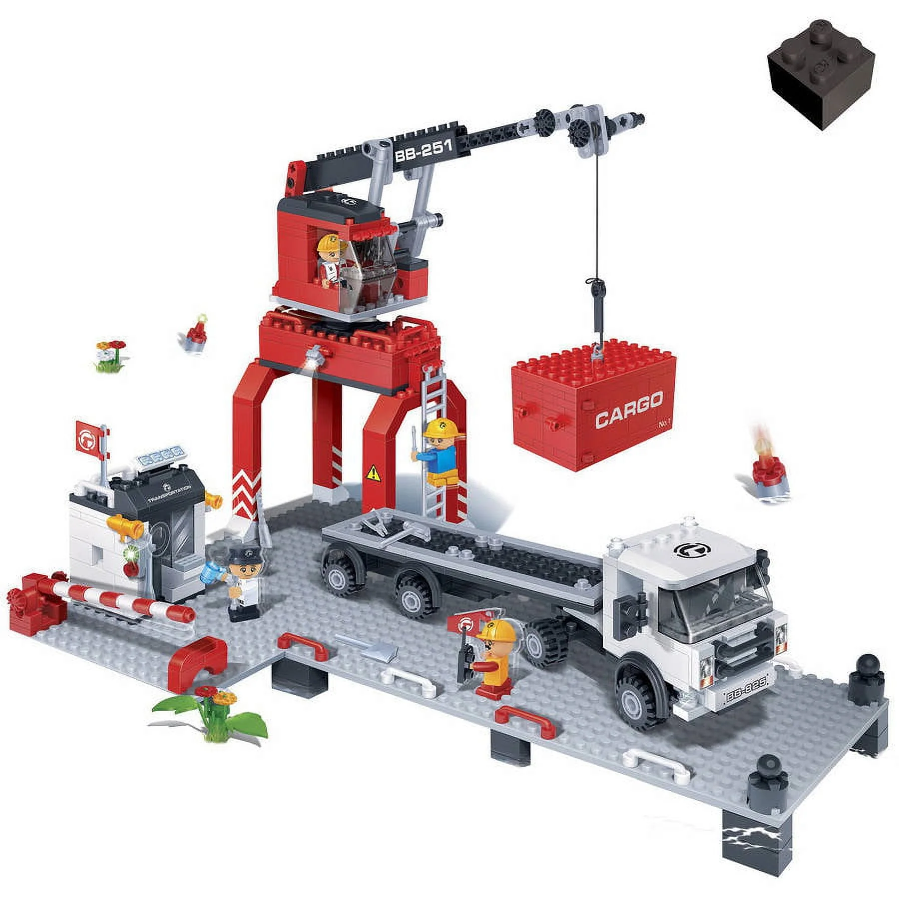 Banbao Cargo Loading Port Construction Set - 538 Pieces