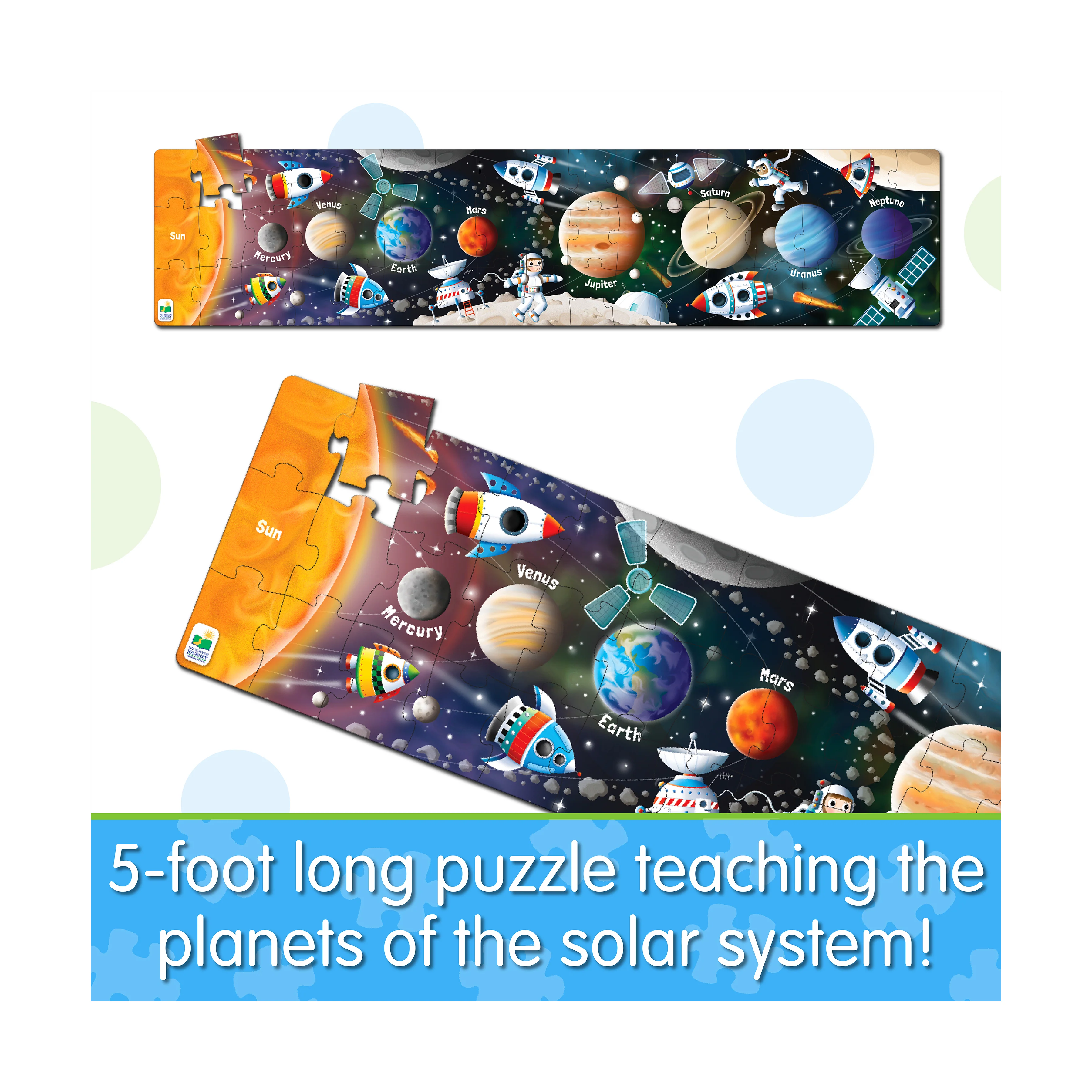 Cosmic Explorer Solar System Floor Puzzle - 51 pc - Image 4