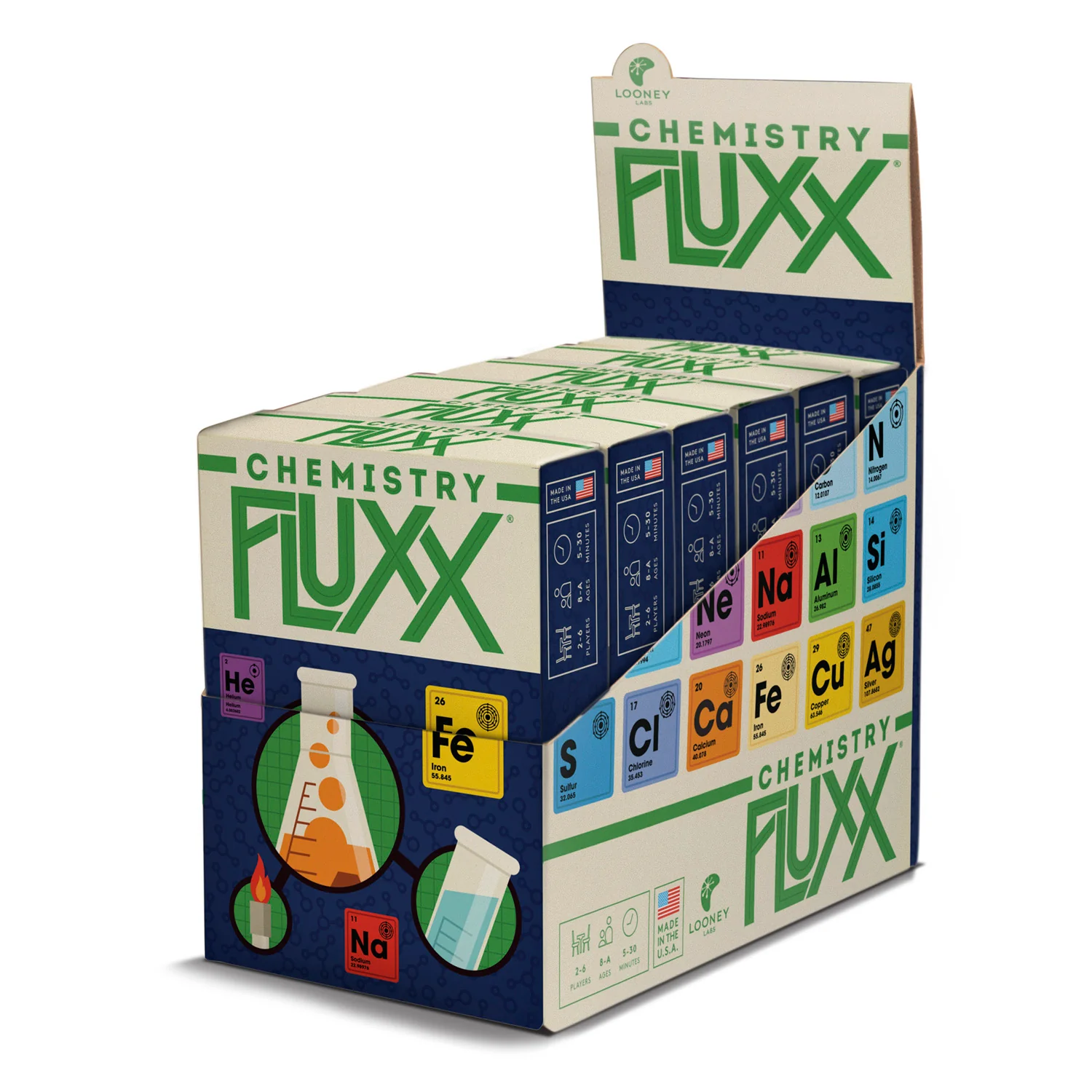 Looney Labs Chemistry Fluxx Card Game - Ever-Changing Elemental Fun! - Image 3