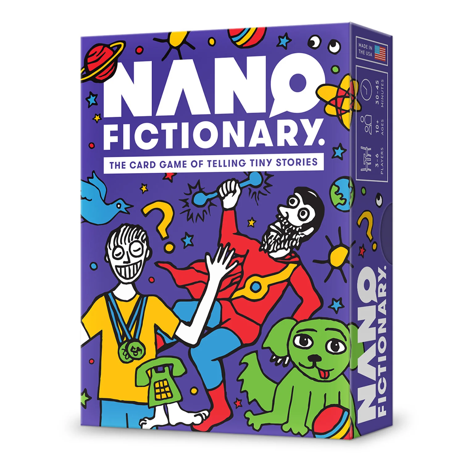 Looney Labs Nanofictionary Card Spark a Tale Card Game - Image 2