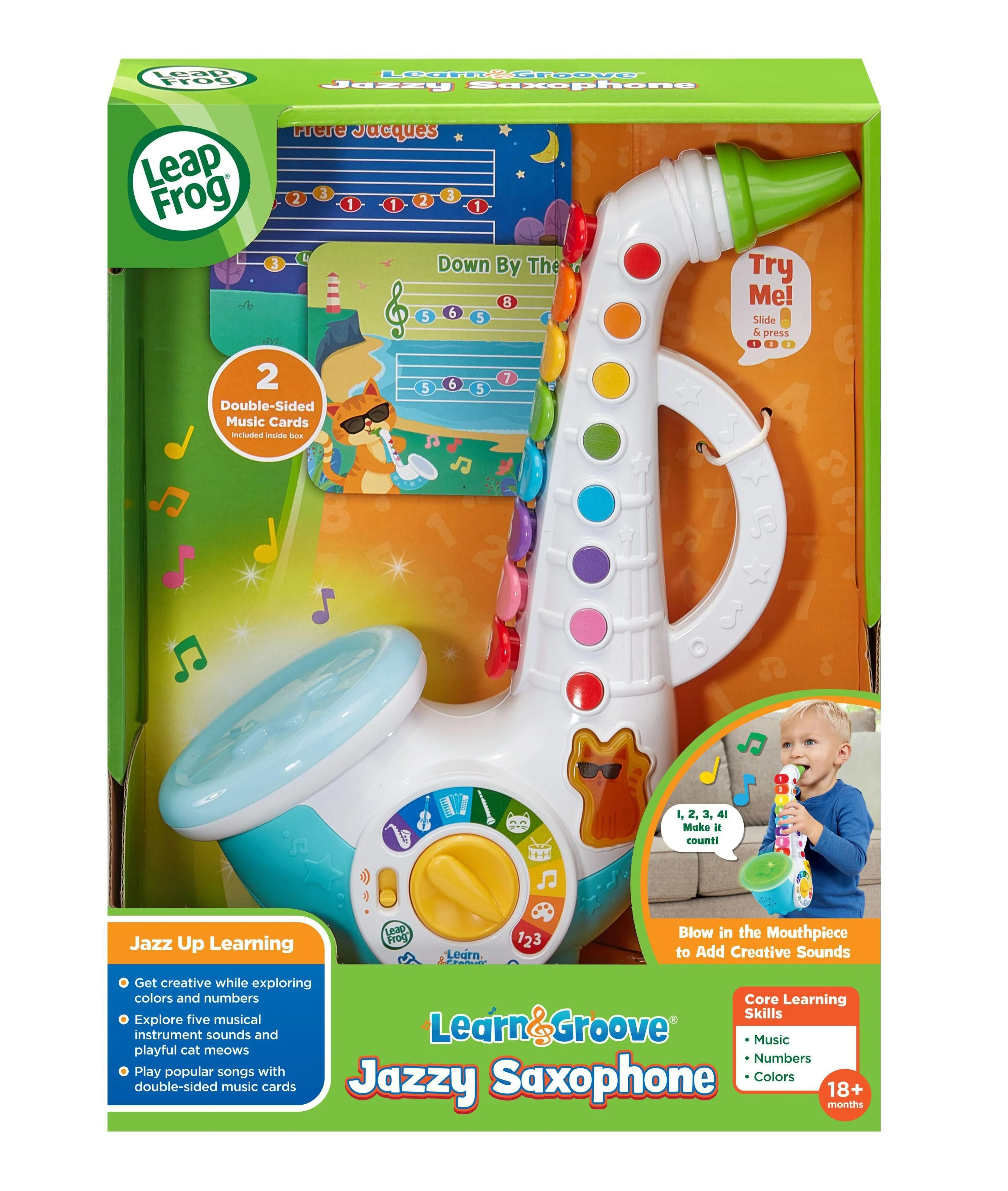 LRN Groove Jazzy Sax Interactive Musical Toy - Image 3