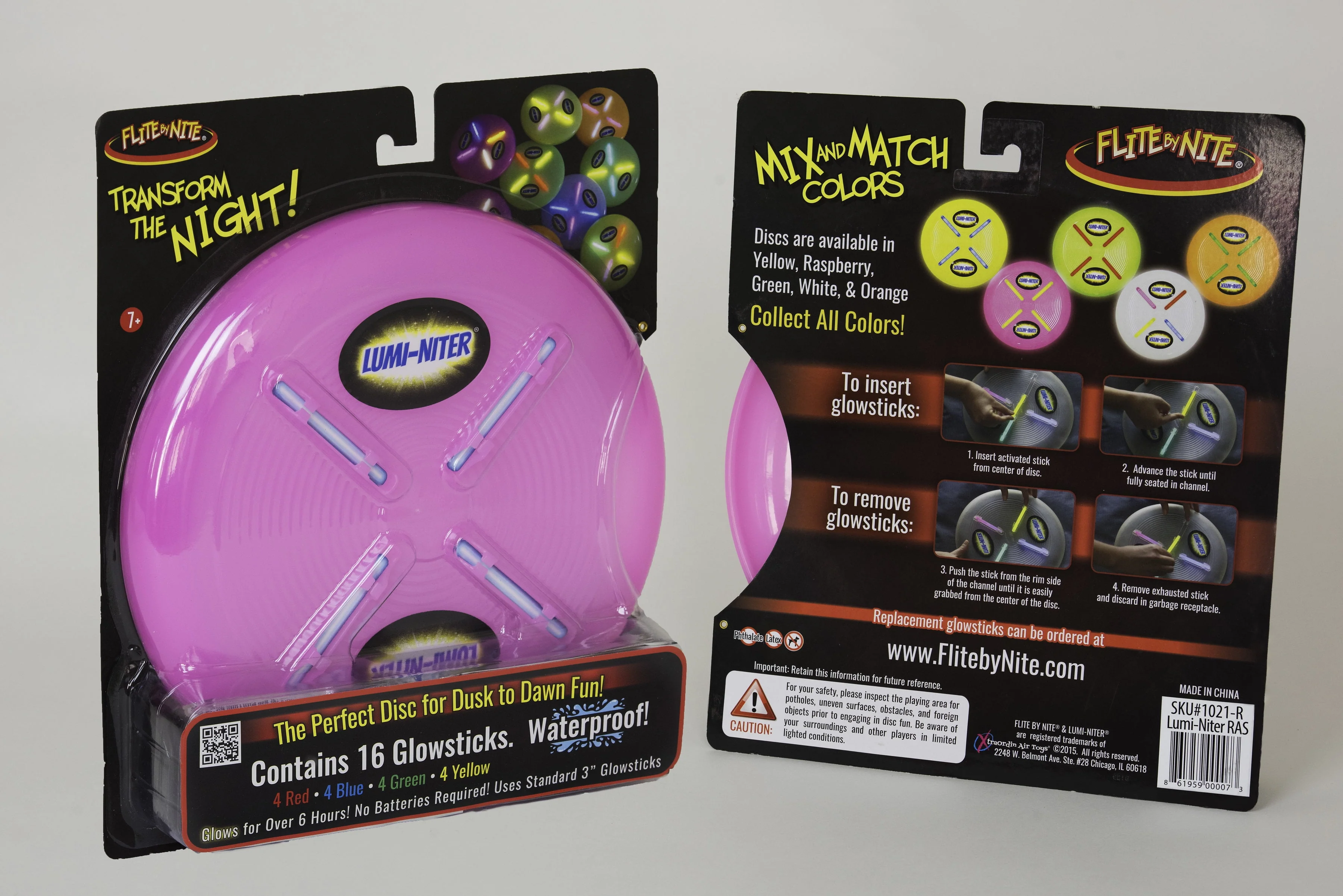 Lumi-niter Glow Disc Kit - Raspberry Night Play - Image 2