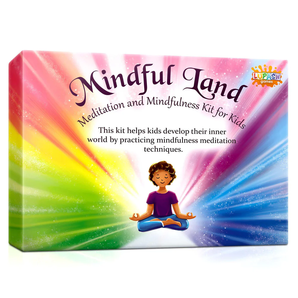 Lupash Games: Mindful Land - Kids Meditation & Mindfulness Kit, Ages 6+