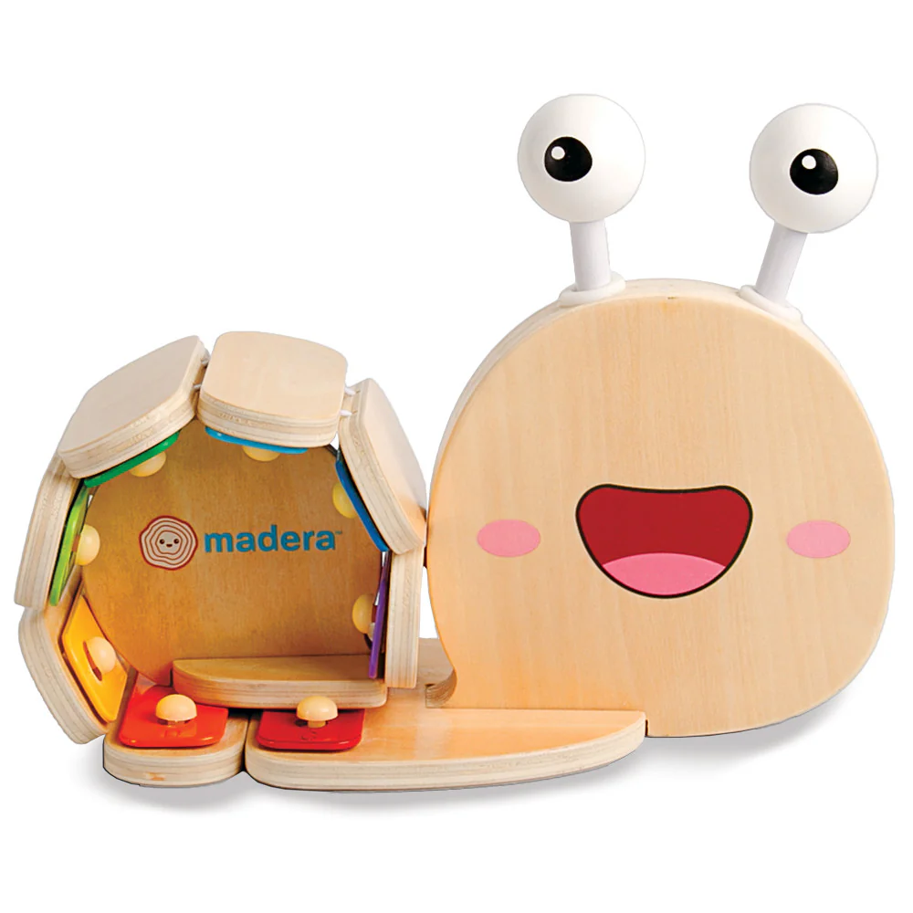 Madera Wood Snailyphone Multicolor Snail-Designed 8-Key Xylophone, for Kids Ages 3+ - Image 2