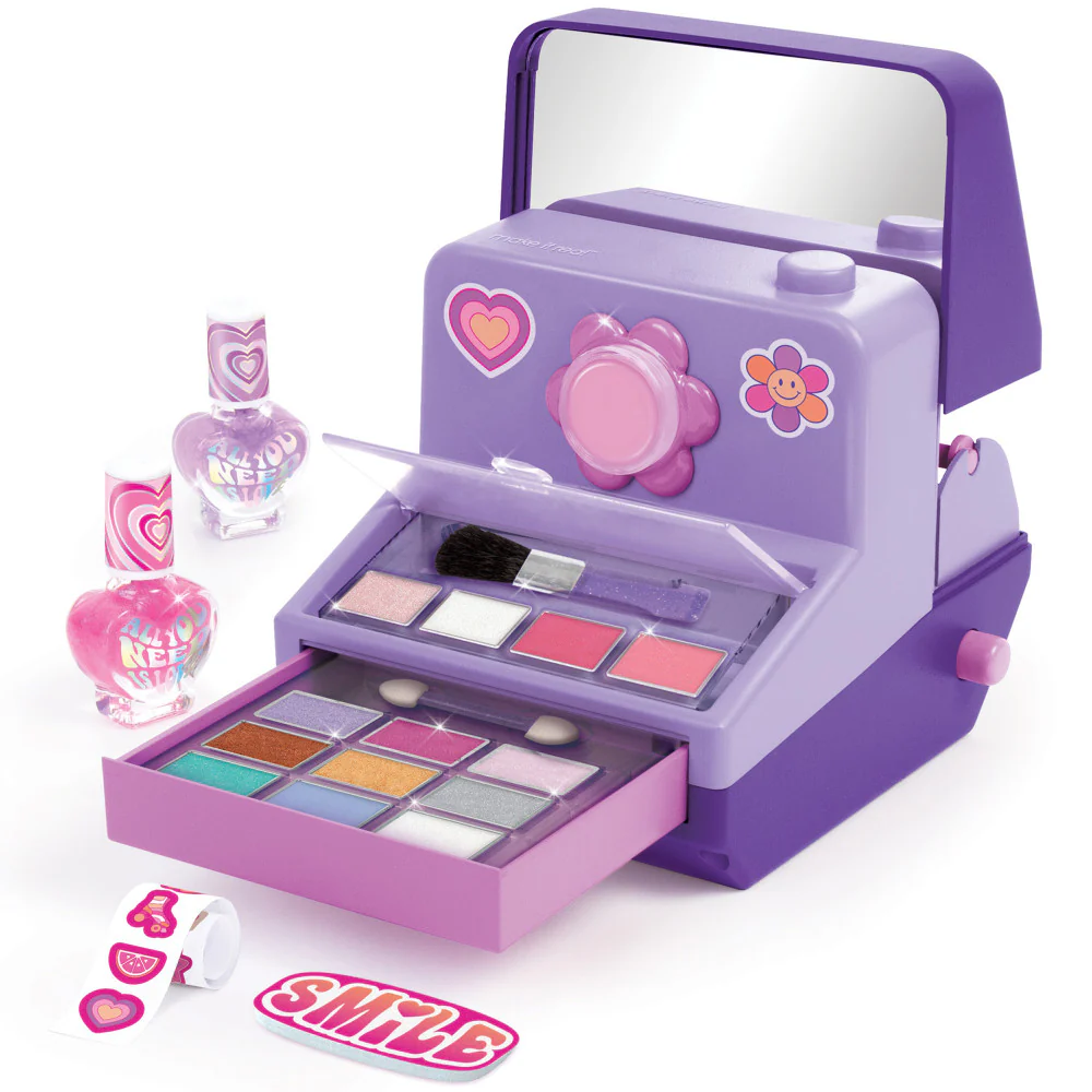 Make It Real Instant Glam 23pc Camera Shaped Cosmetic Case Set - Image 4