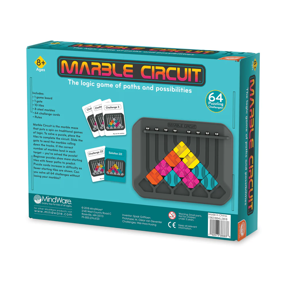 MindWare Marble Circuit – Multi-Directional Marble Maze Game - Image 2