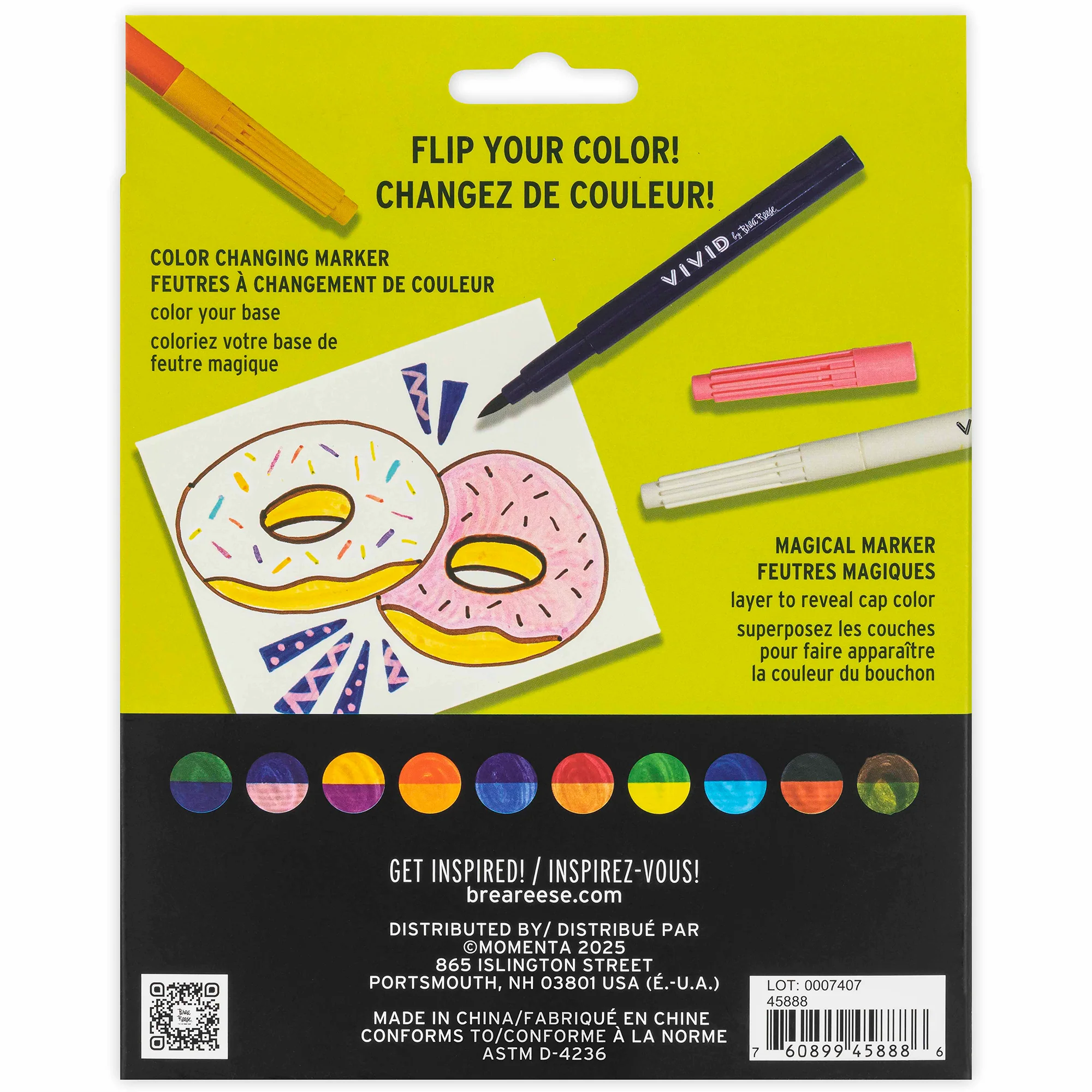 Color-Changing Markers 12-Piece Set With Dual-Ended Design - Image 2