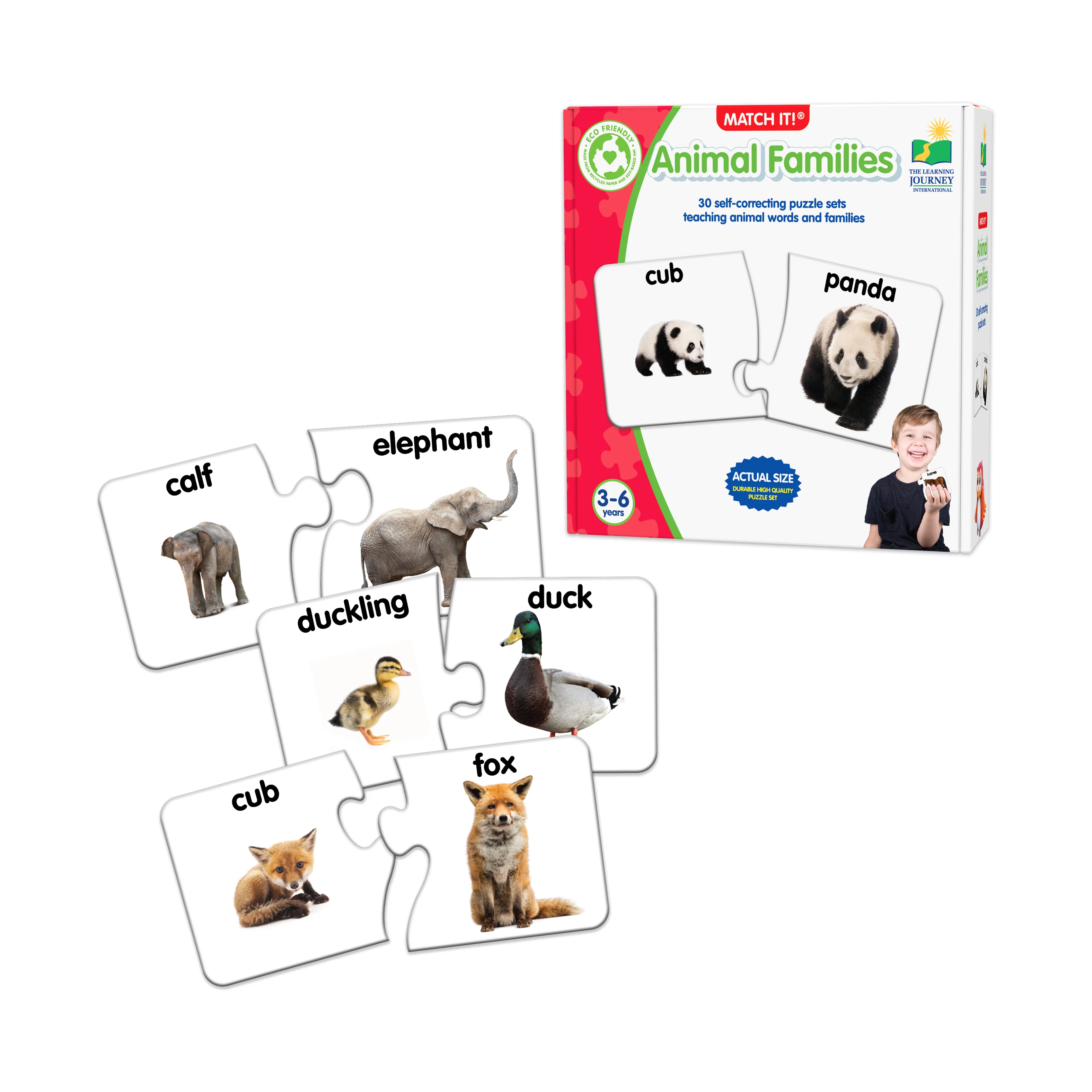 The Learning Journey Match It! - Animal Families - Educational Puzzle Game - Image 3