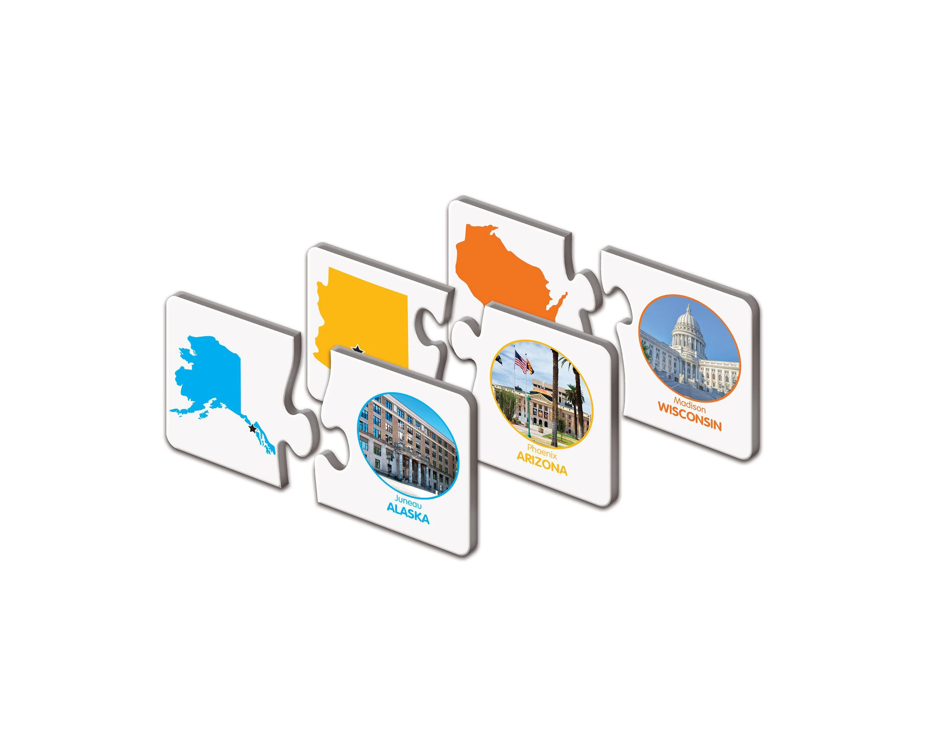 Match It! States & Capitals - Engaging Geography Puzzle Game - Image 2