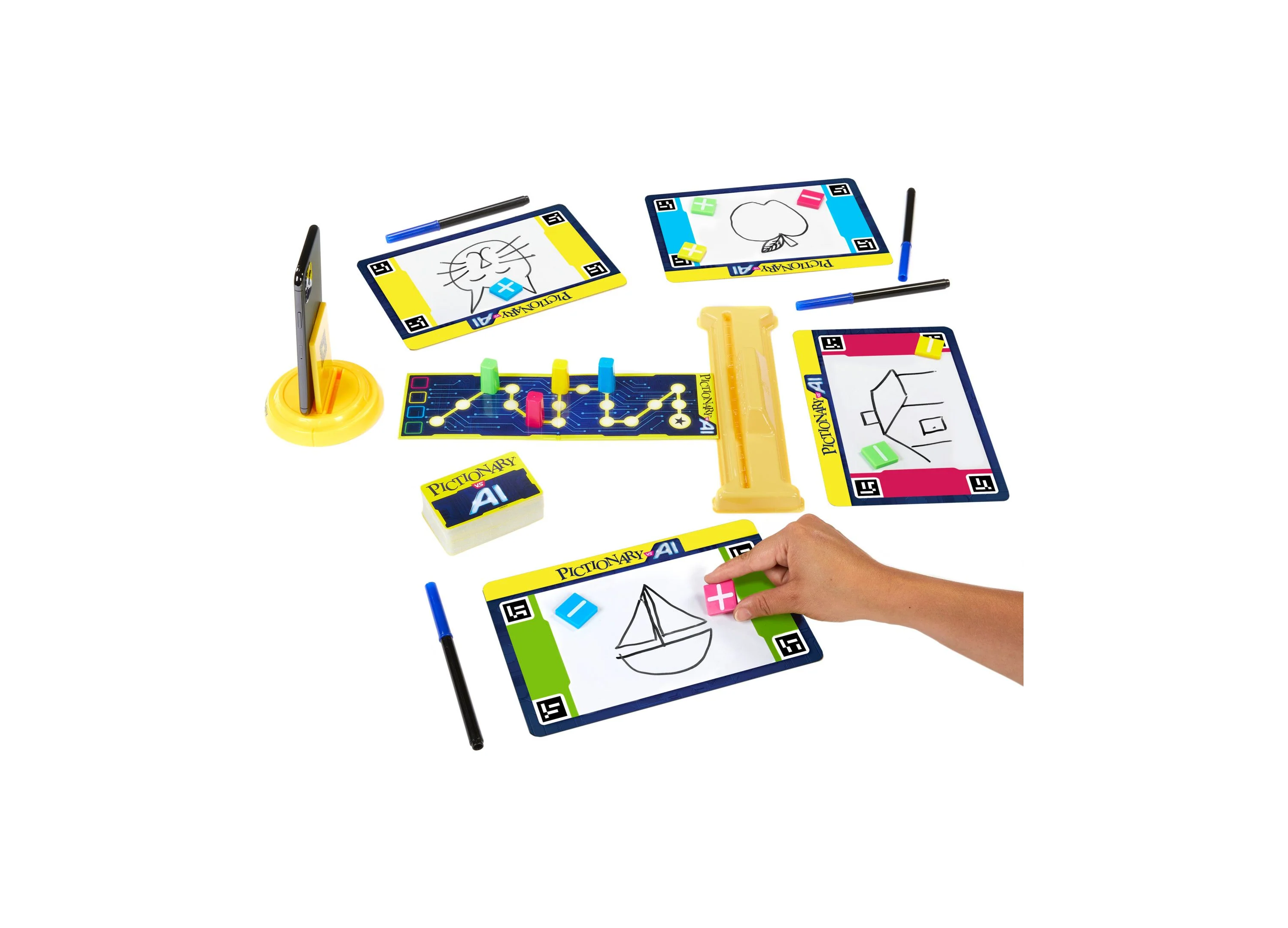 Pictionary Vs AI Board Game by Mattel - Interactive Family Drawing Game - Image 3