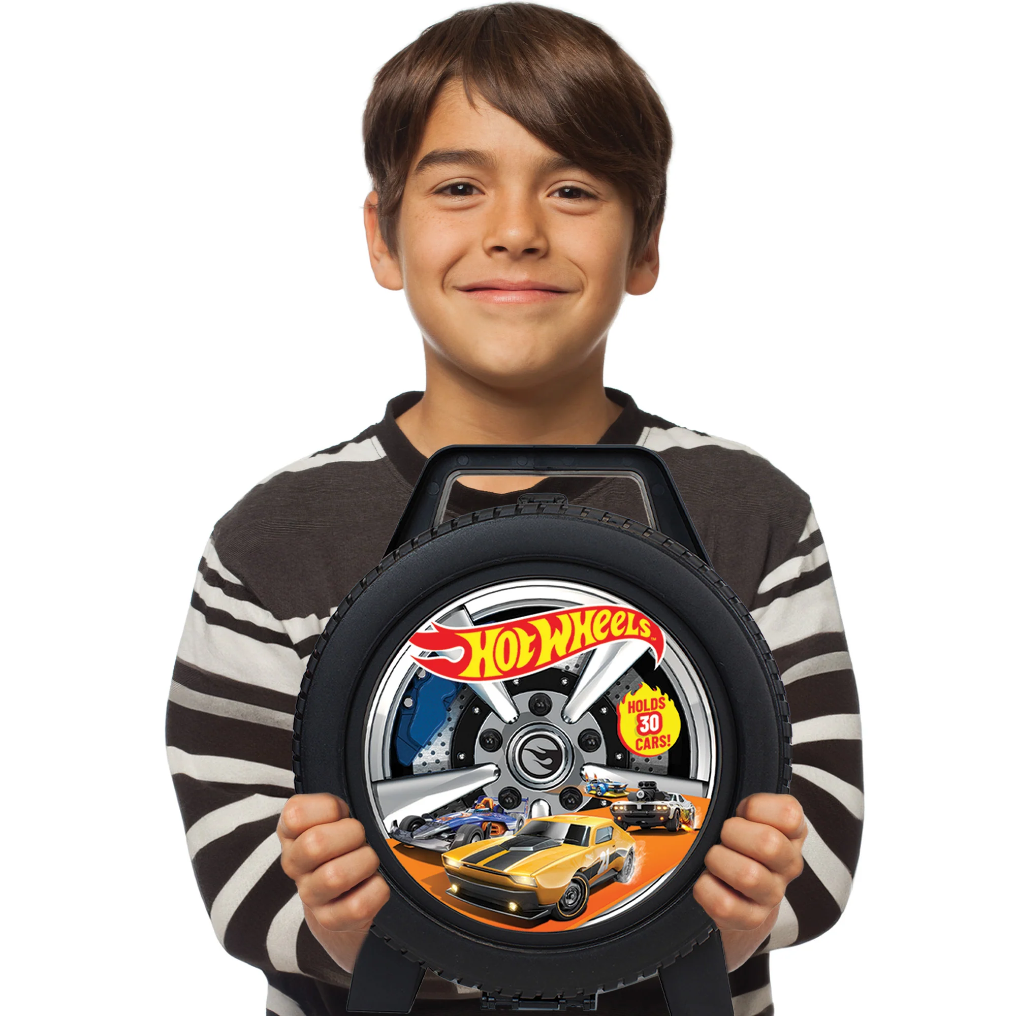 Mattel Hot Wheels 30-Car Portable Storage Case – Wheel-Shaped 1:64 Scale Organizer - Image 5