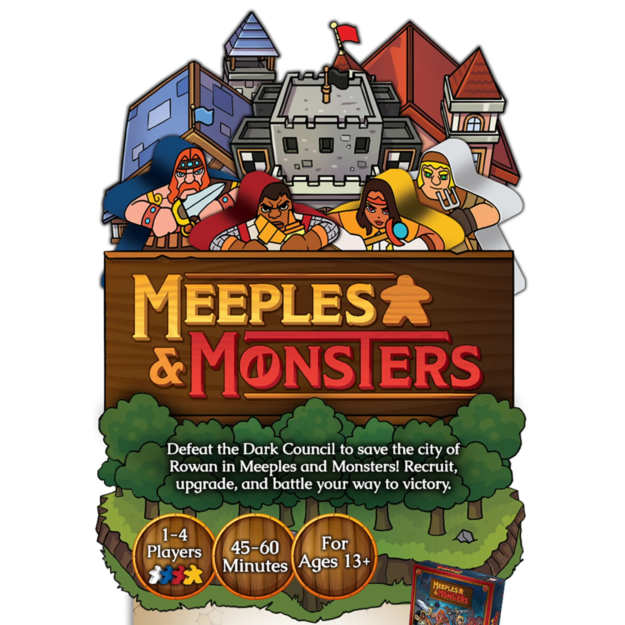Meeples & Monsters Medieval Fantasy Board Game by AEG - Image 6