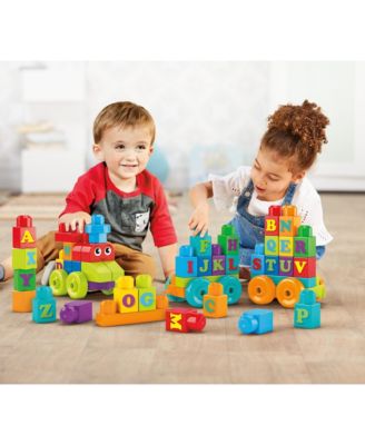 Mega Bloks First Builders 60-Piece ABC Learning Train Set - Image 6