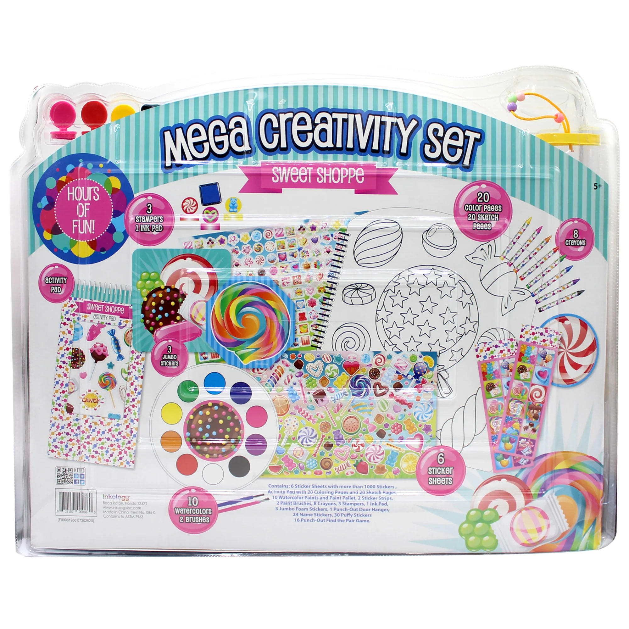 Inkology Sweet Shoppe 1000+ Piece Mega Art Set - Image 2