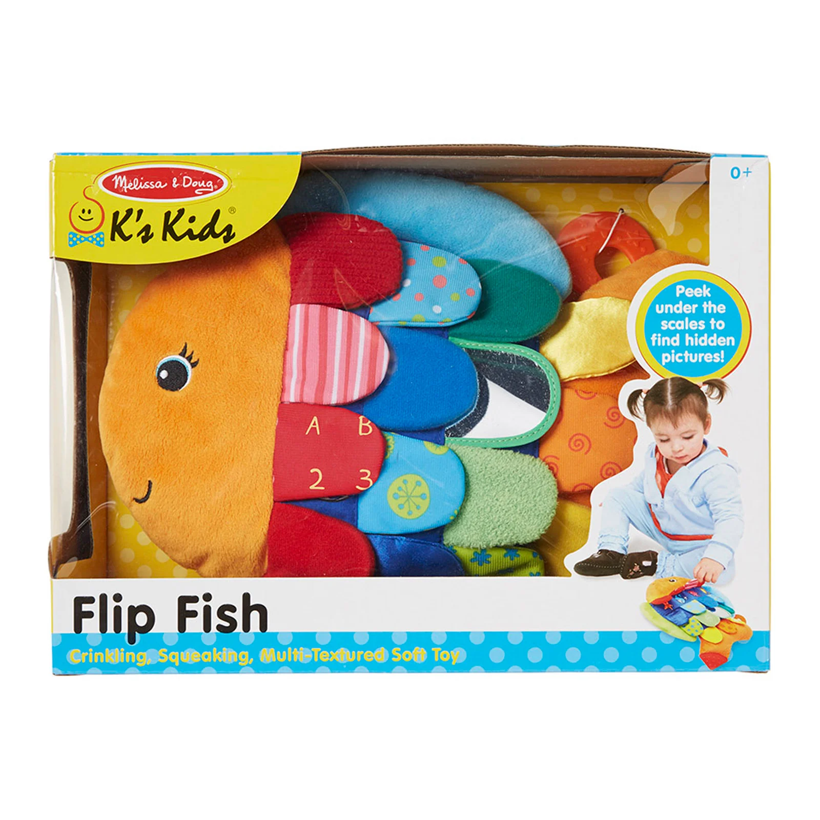 Melissa & Doug Flip Fish - Colorful Infant-Toddler Sensory Toy - Image 3